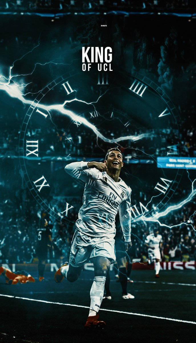 Real Madrid Player Running In Field — 687x1200 wallpaper