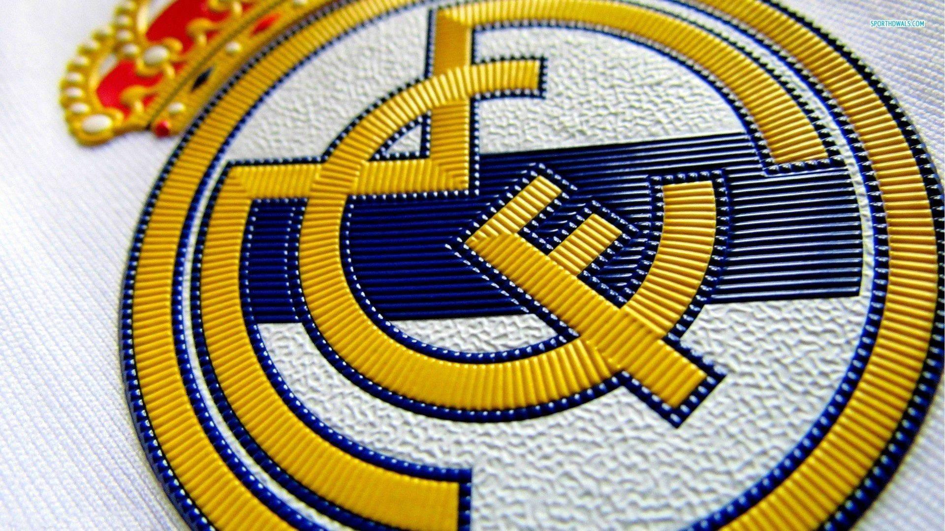 Real Madrid Zoomed Logo — 1920x1080 wallpaper
