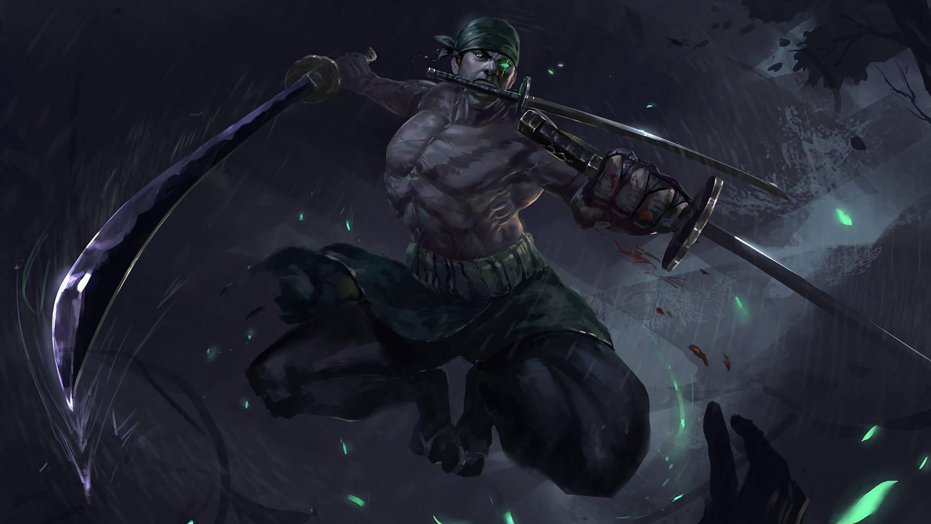 Realistic Roronoa Zoro Good PFP — 1920x1080 wallpaper