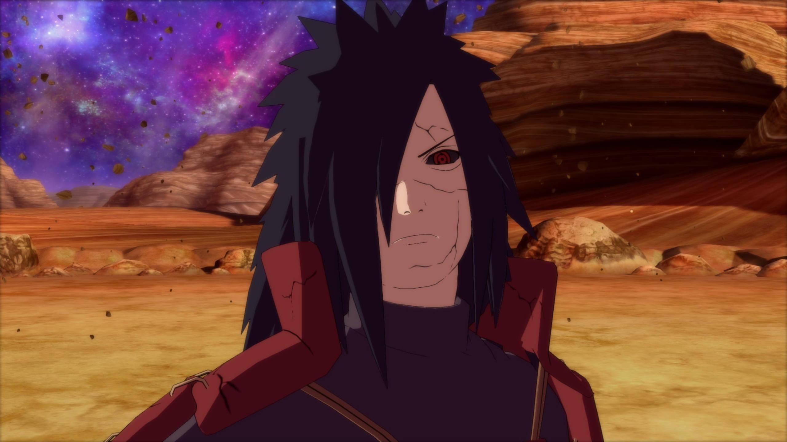 Reanimated Madara standing tall in a field — 2560x1440 wallpaper