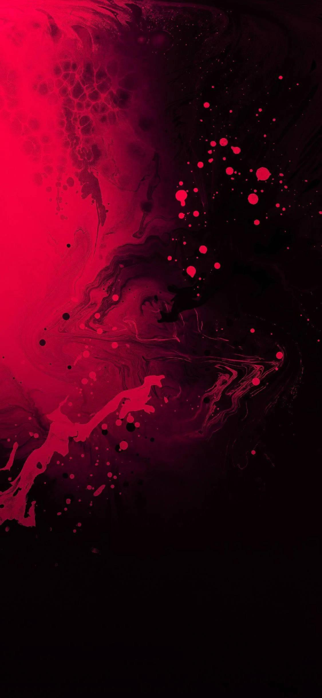 Red And Black iPhone 11 — 1125x2436 wallpaper