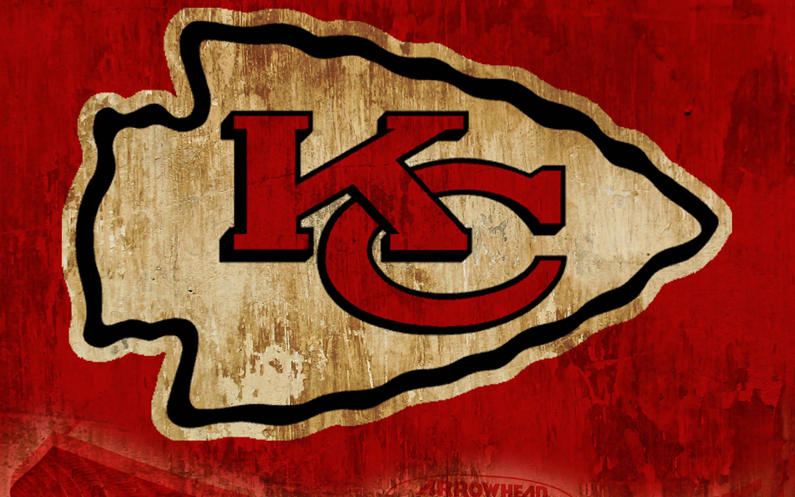 Red And White KC Chiefs Logo — 2560x1600 wallpaper