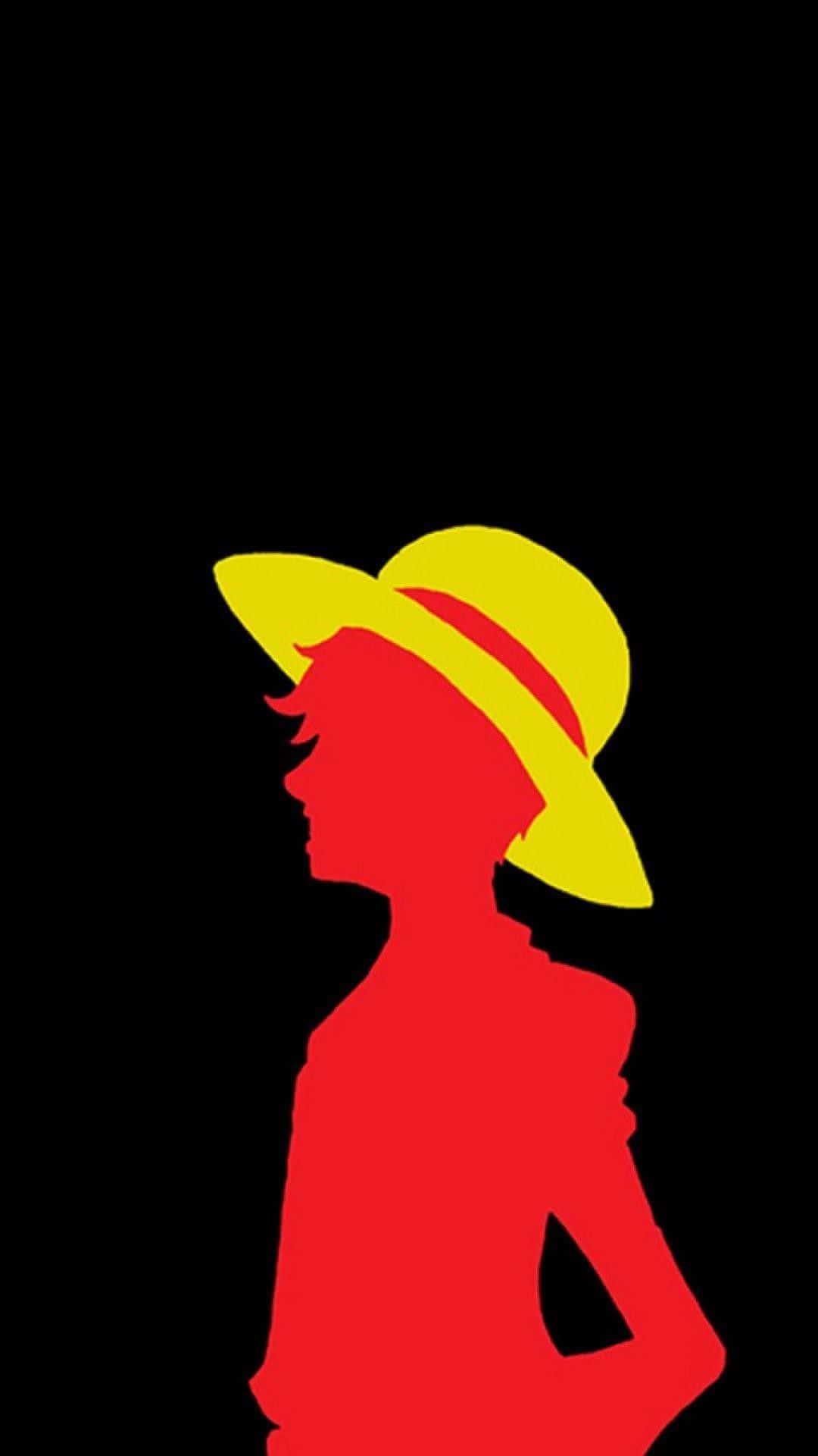 Red And Yellow Vector Art Luffy Phone — 1080x1920 wallpaper
