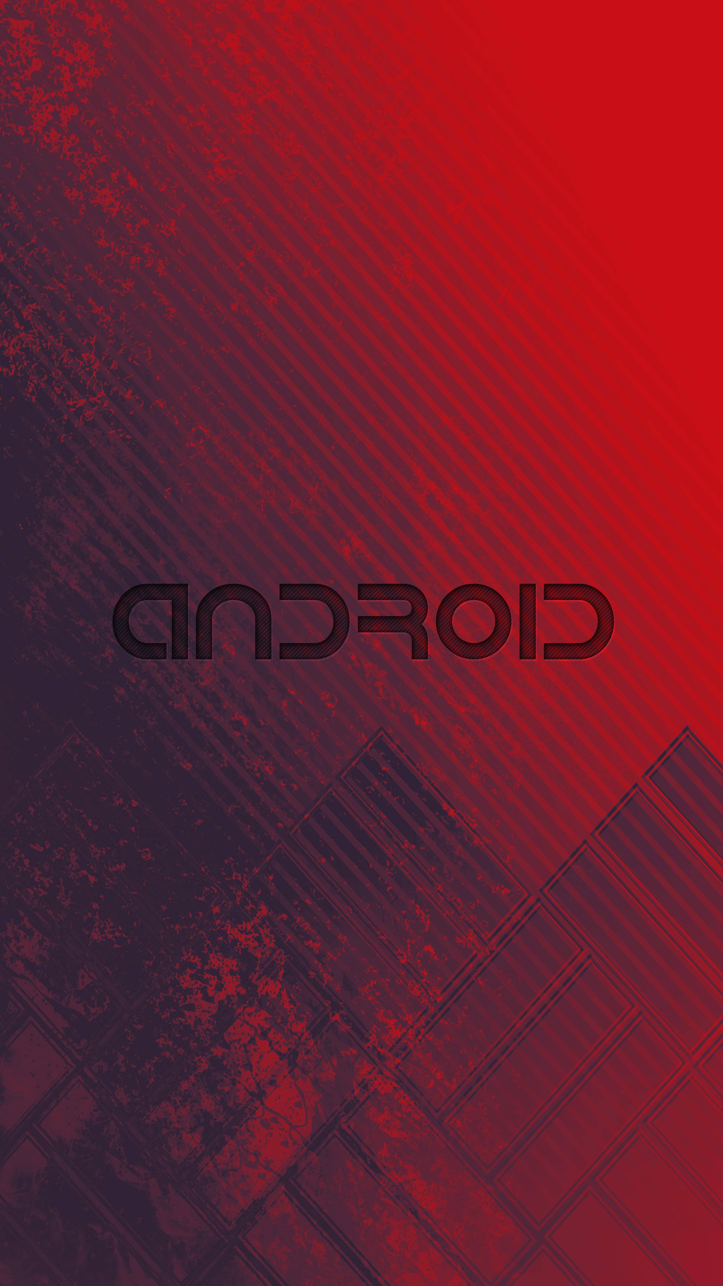 Red Android 8K Phone — 3000x5333 wallpaper