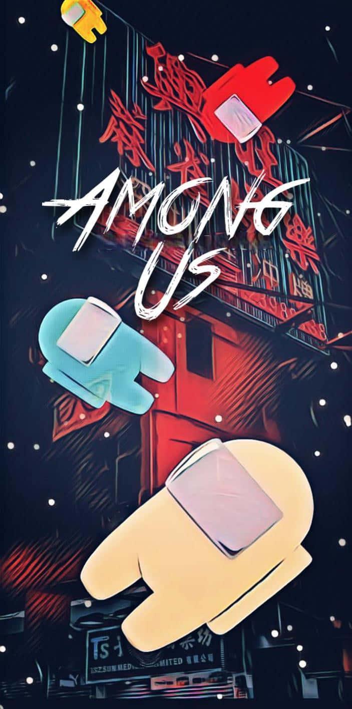 Red Black Among Us Picture — 703x1416 wallpaper