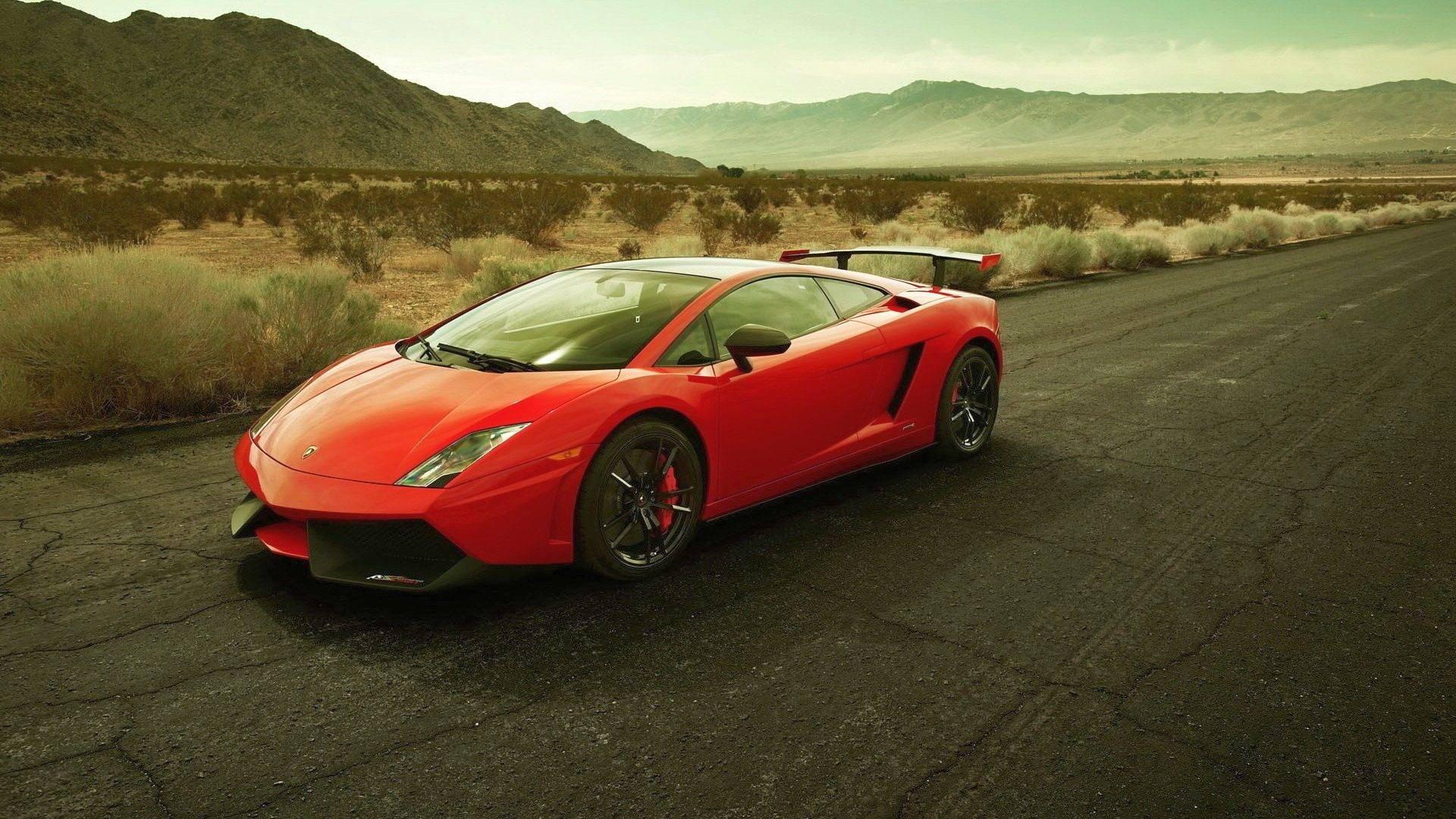 Red Lamborghini Gallardo Car — 1920x1080 wallpaper