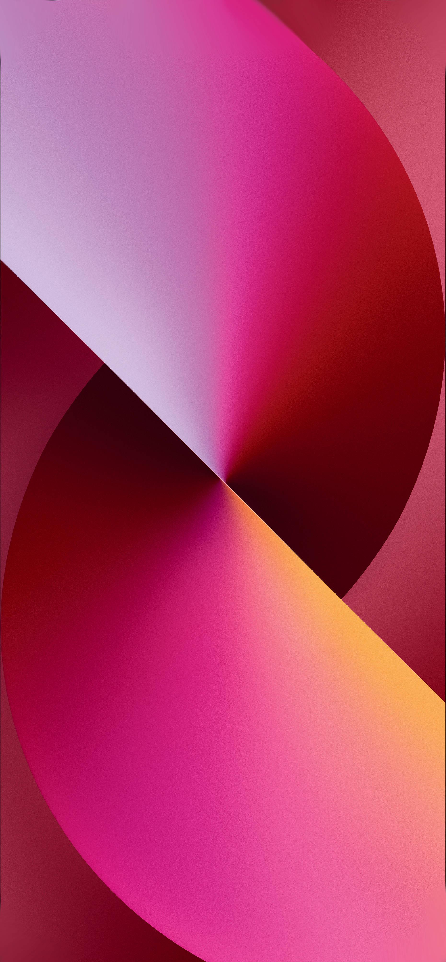 Red Violet Art iPhone 13 Pro — 1861x4015 wallpaper