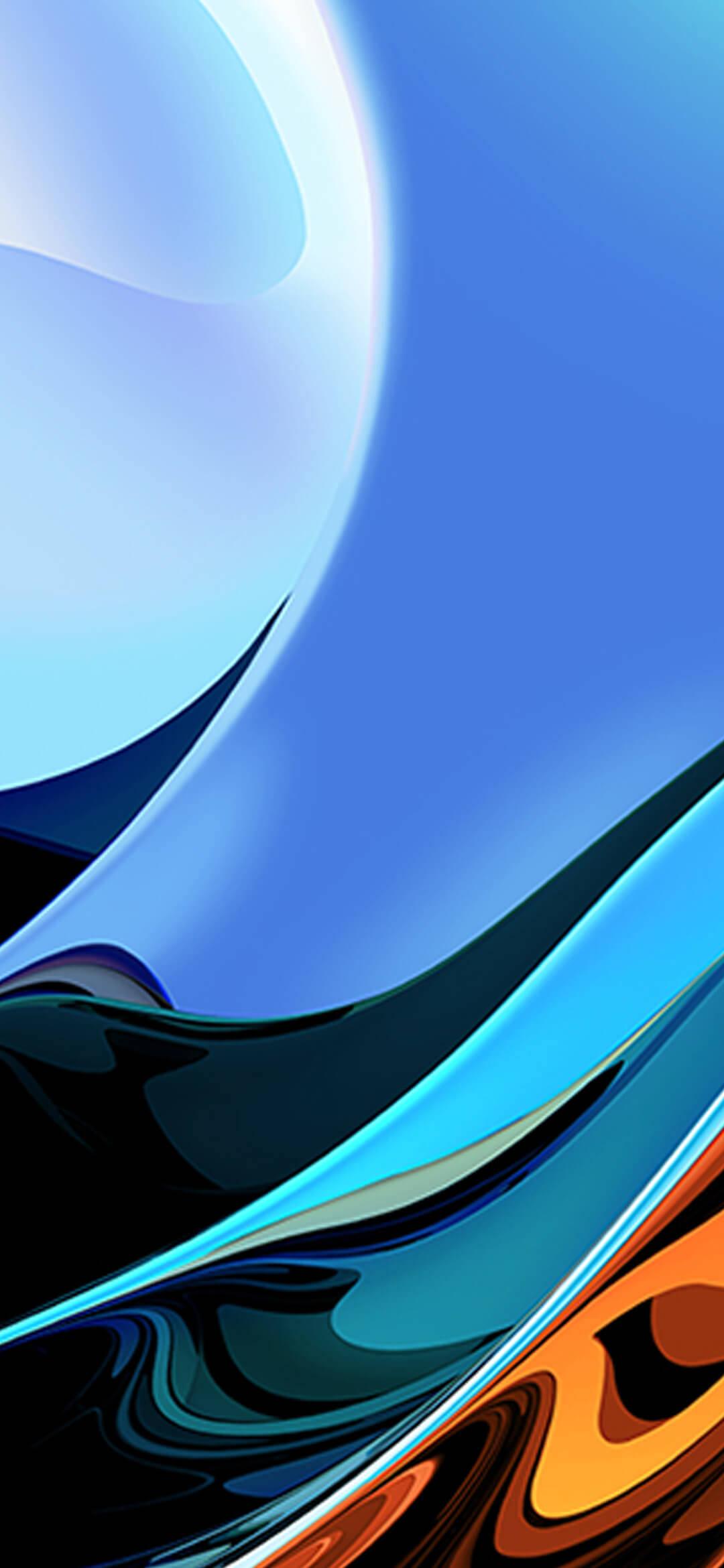 Redmi 9 Blue Streak Gradient — 1080x2340 wallpaper