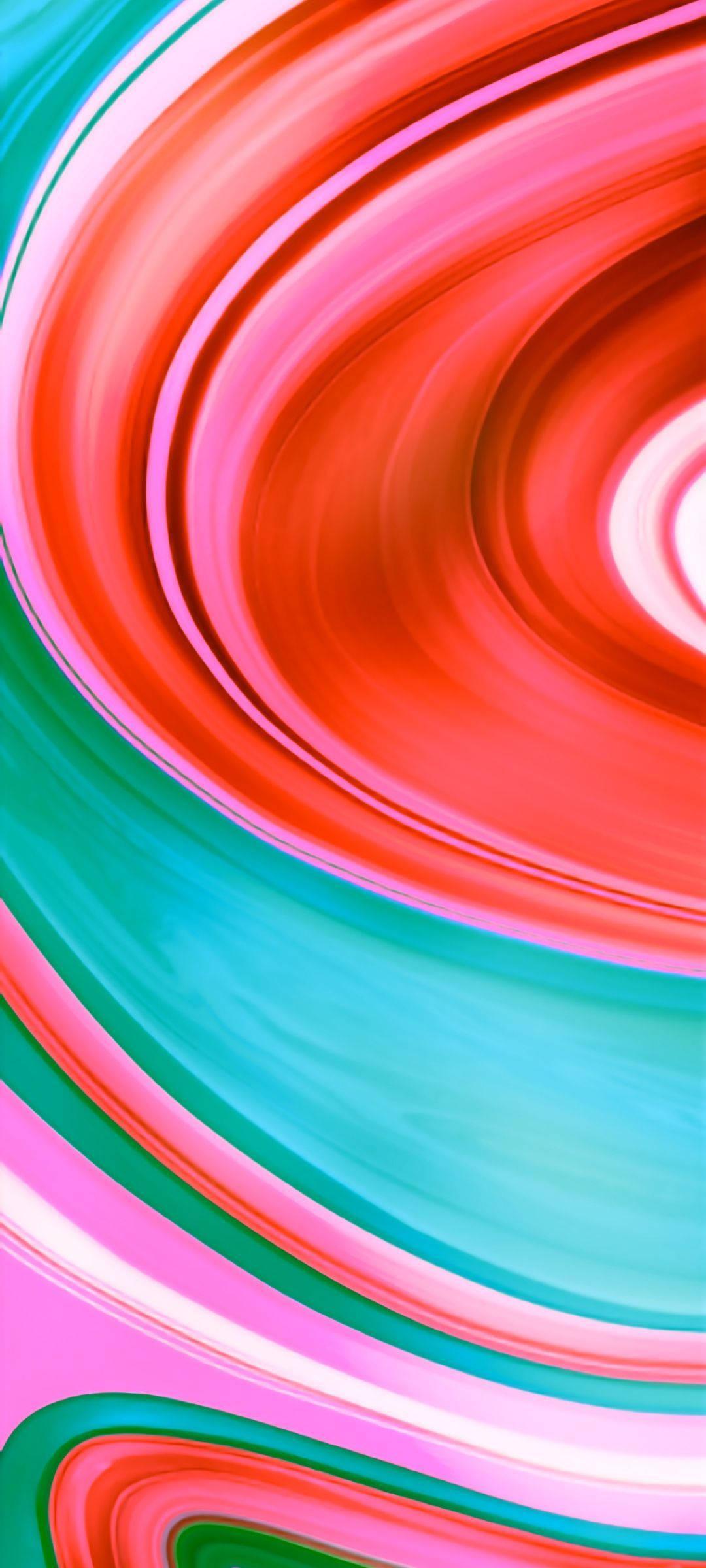 Redmi 9 Multicolor Swirl — 1080x2400 wallpaper