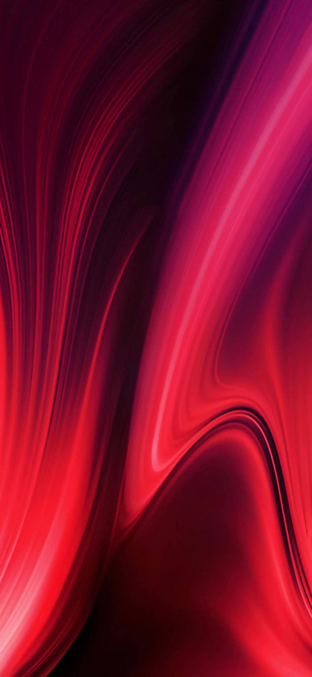 Redmi 9 Red Pink Abstract Lines — 1080x2340 wallpaper