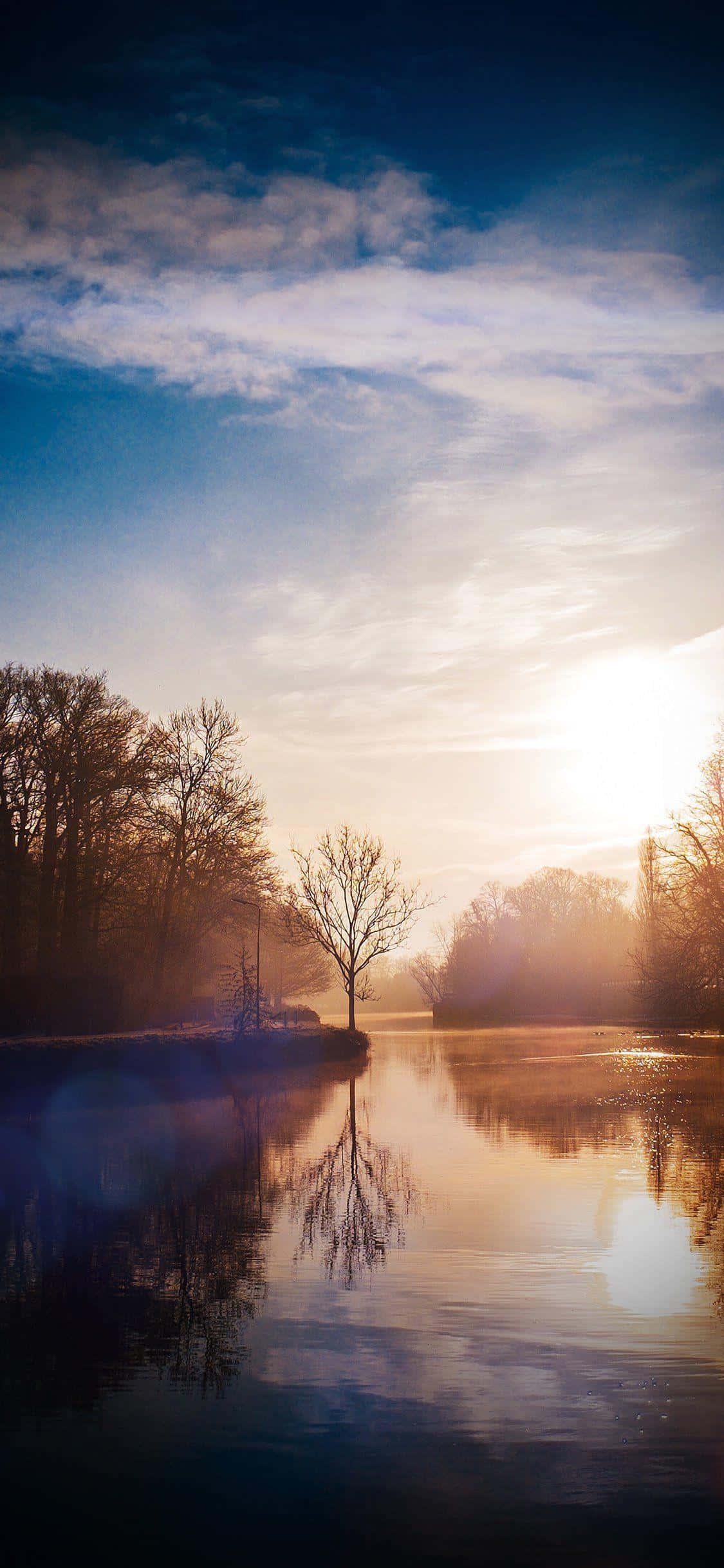 Relax and Recharge with a Calming Iphone — 1125x2436 wallpaper