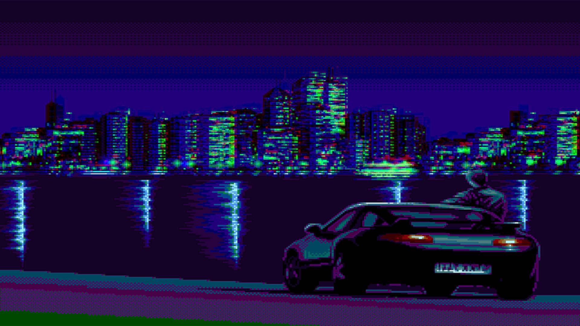 Revving Up for a Night of Glittering City Lights — 1920x1080 wallpaper