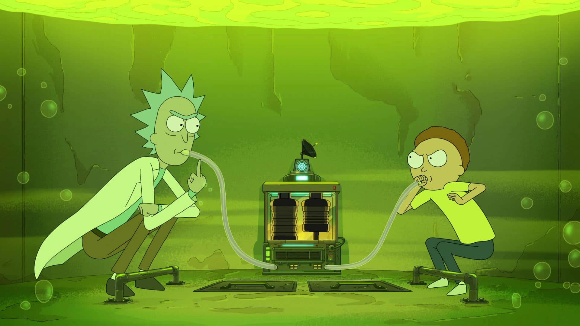 Rick And Morty Adventure Begins — 1920x1080 wallpaper