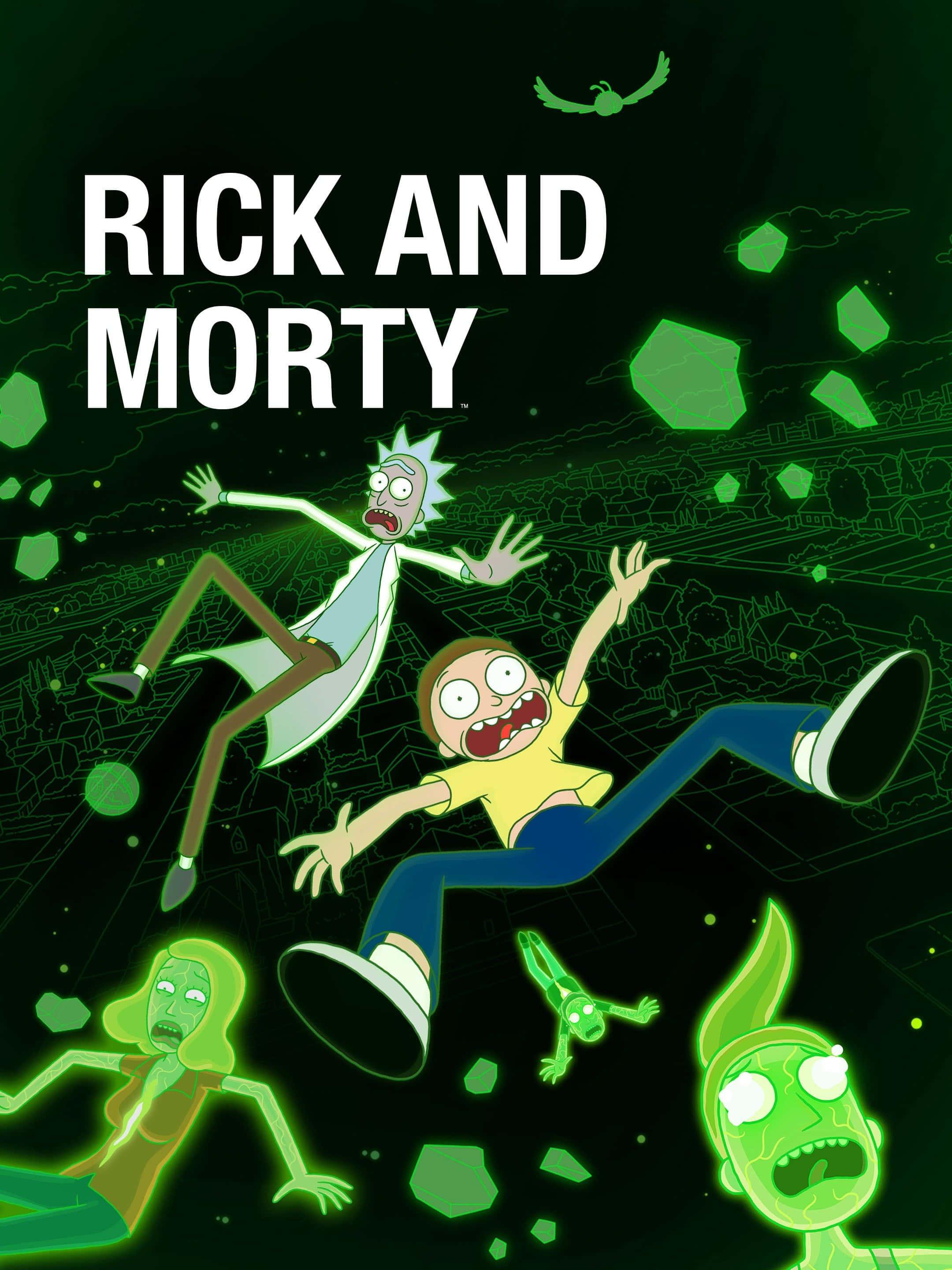 Rick and Morty, an interdimensional adventure — 2160x2880 wallpaper