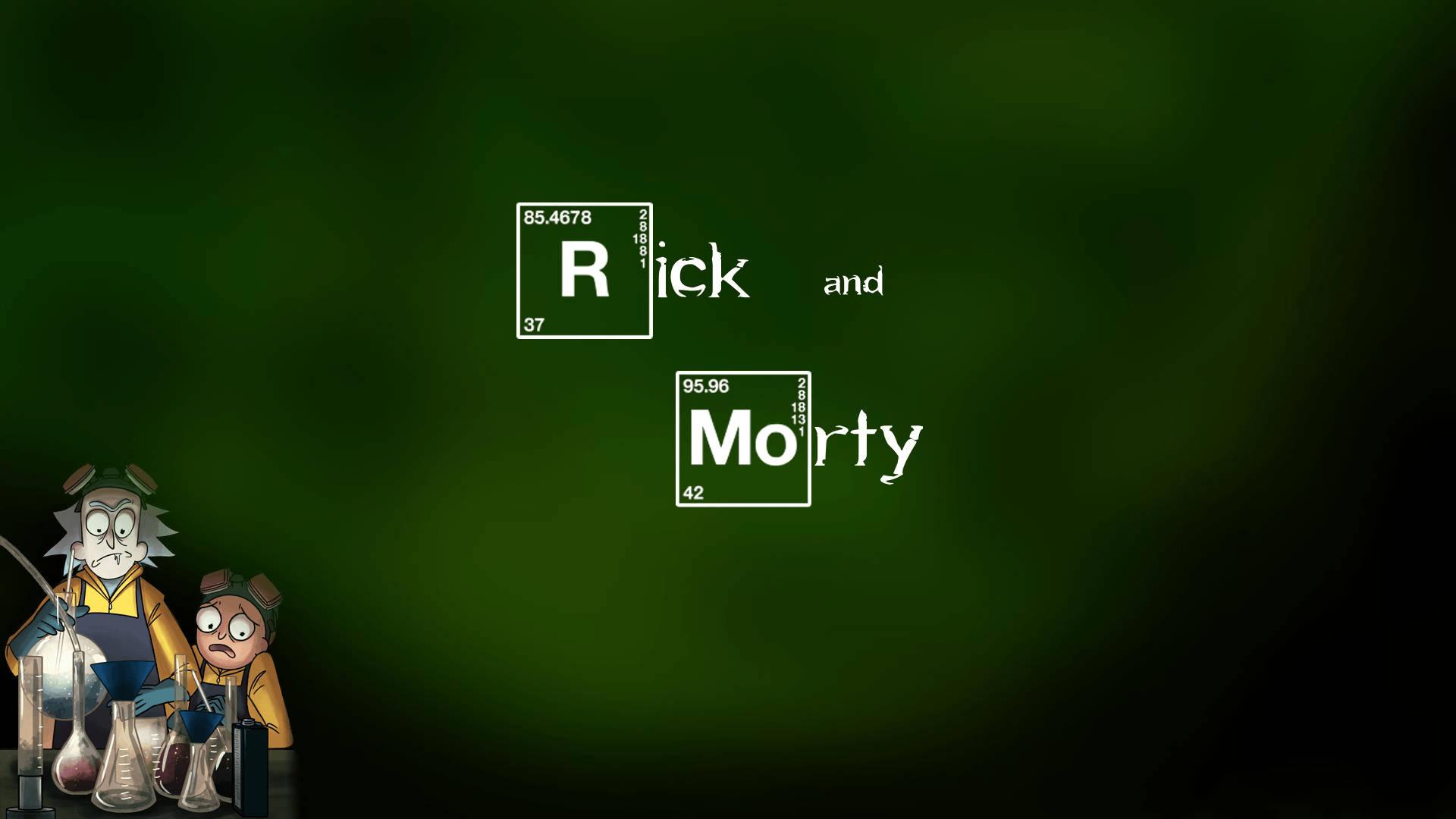 Rick and Morty Dive into Chemistry — 1920x1080 wallpaper