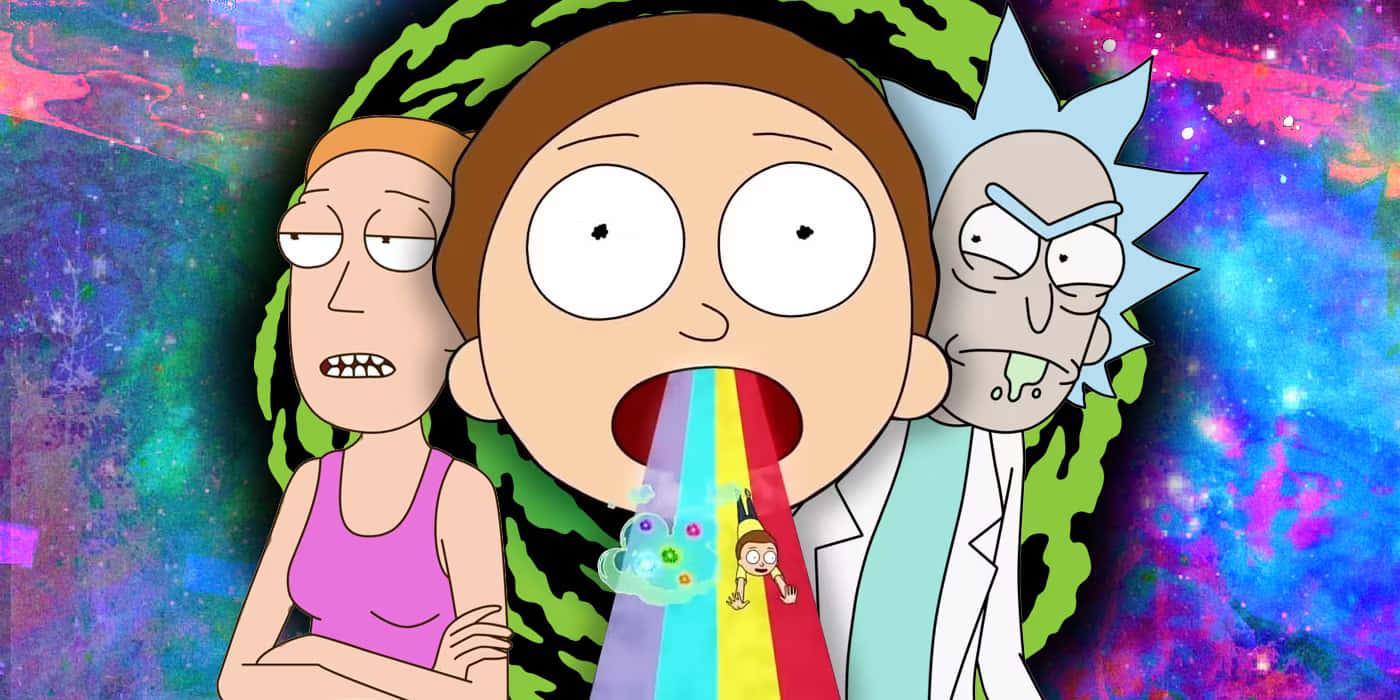 Rick and Morty go on a new adventure — 1400x700 wallpaper