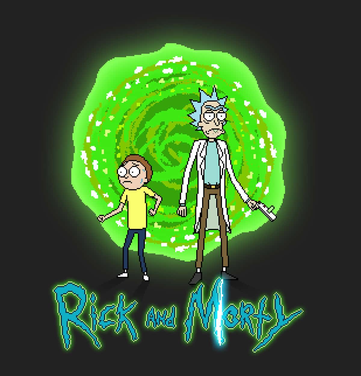 Rick Sanchez and Morty Smith of Rick And Morty — 1200x1250 wallpaper
