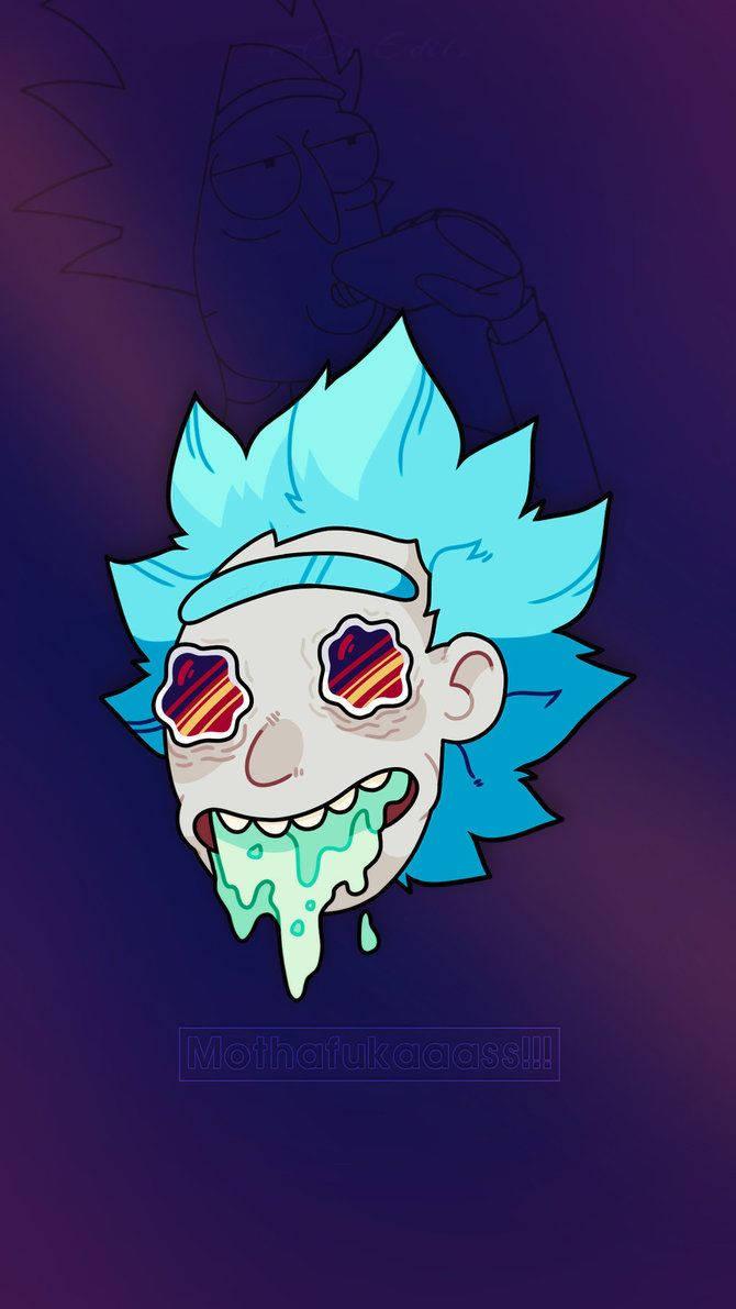Rick Sanchez Is In A Food Coma — 670x1191 wallpaper
