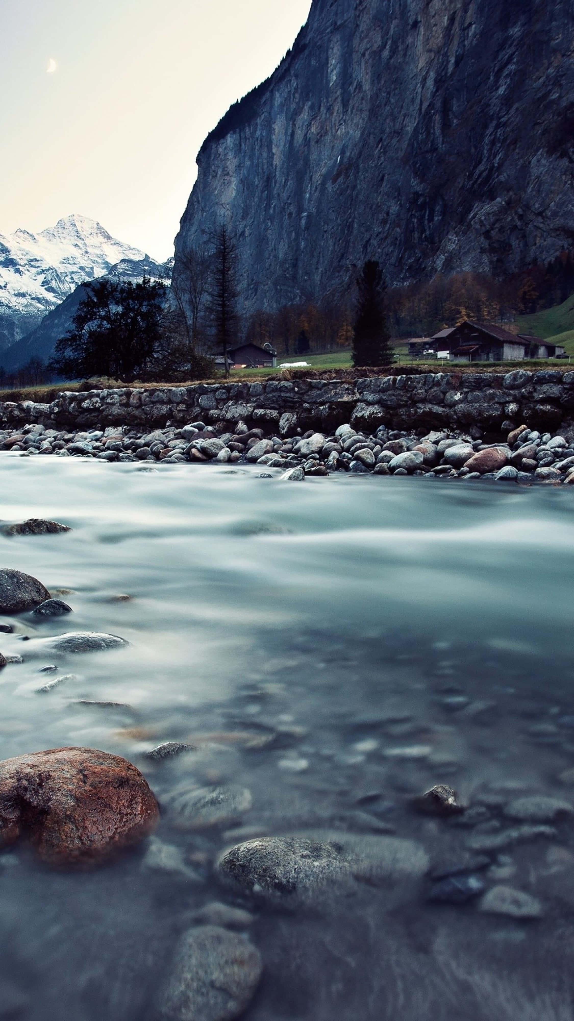 River Nature 4K iPhone — 2250x4000 wallpaper