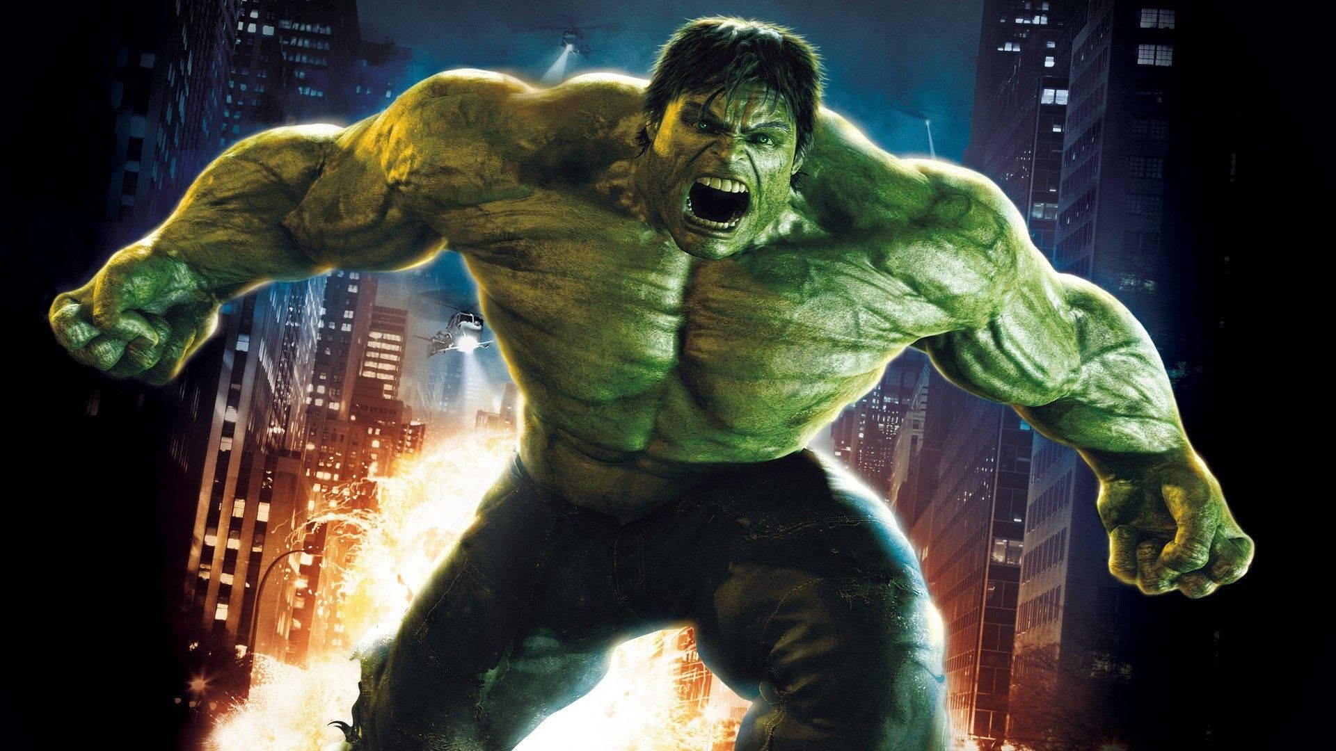 Roaring Hulk In Chaos — 1920x1080 wallpaper