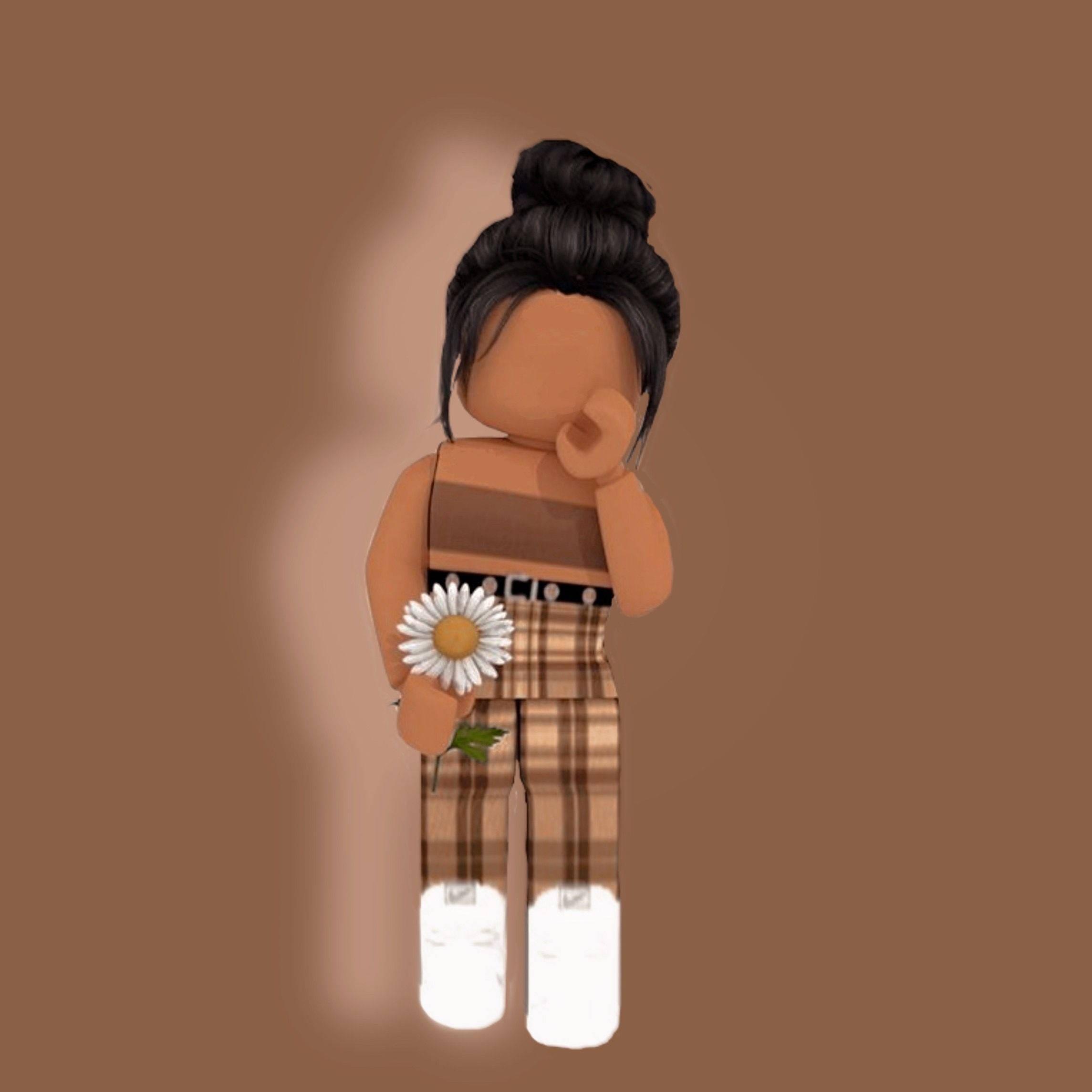 Roblox Aesthetic Girl White Flower — 2289x2289 wallpaper
