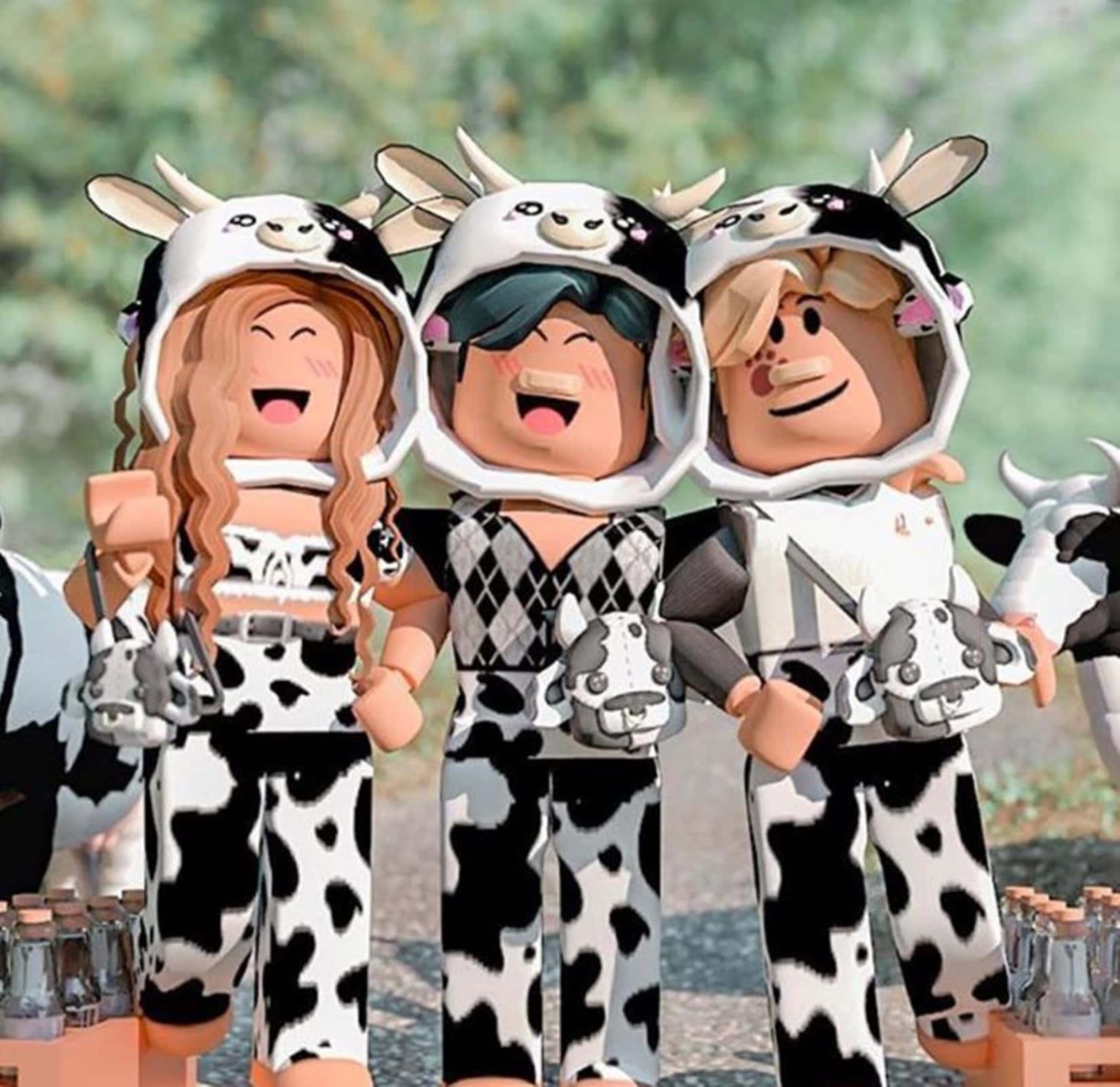 Roblox Cow Print Gfx — 1650x1601 wallpaper