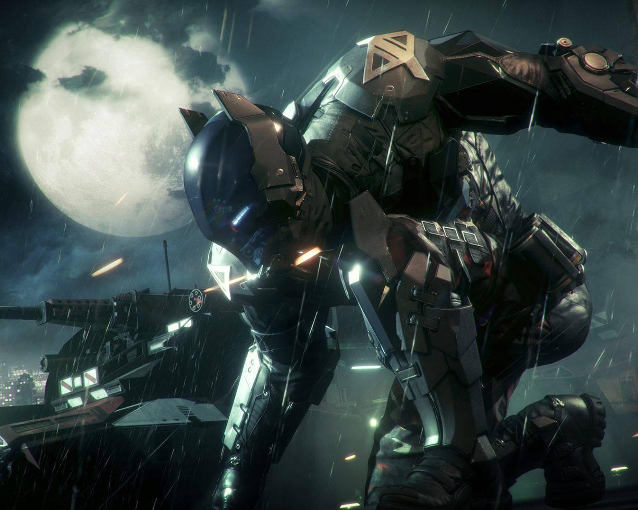Robotic Batman From Arkham Knight — 1280x1024 wallpaper
