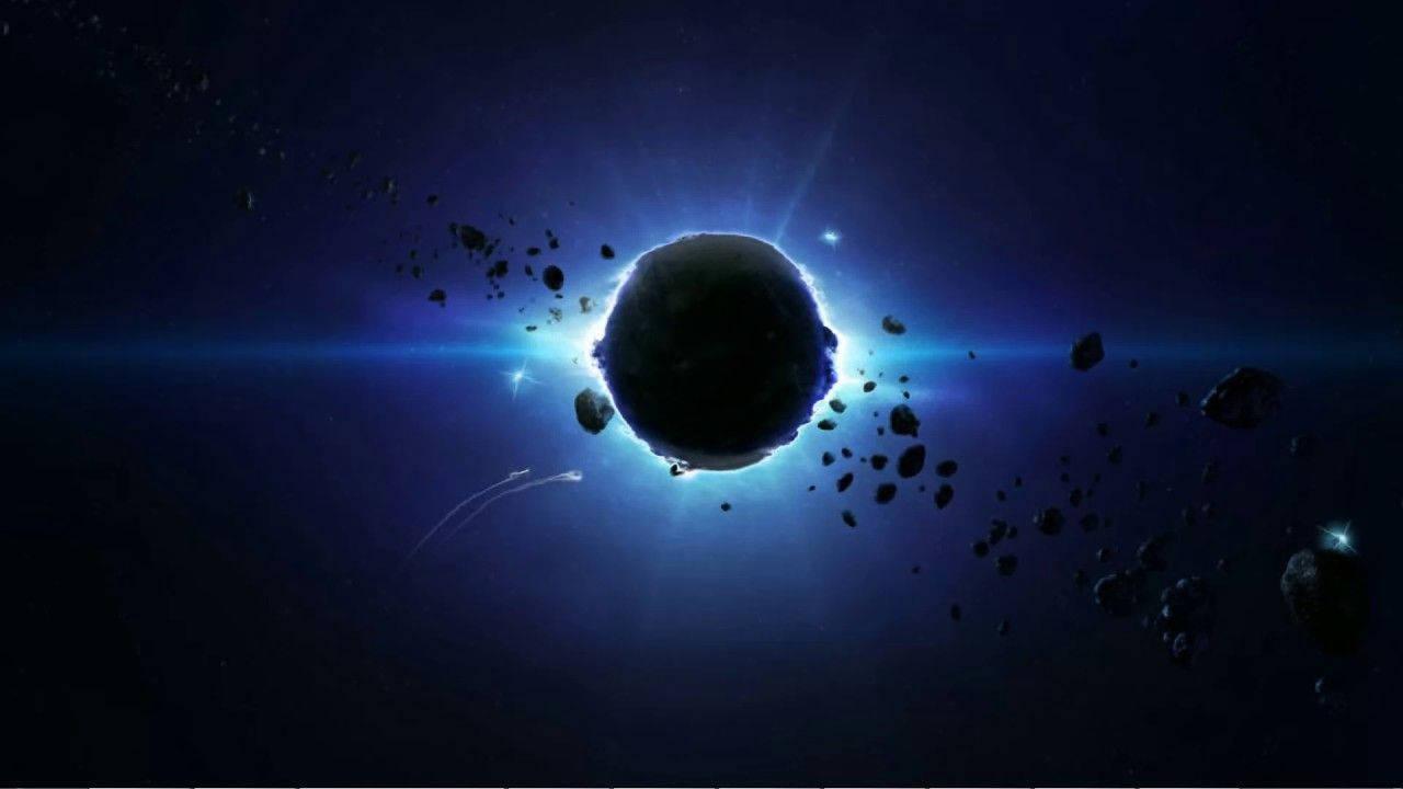 Rock Debris Of A Black Hole — 1280x720 wallpaper