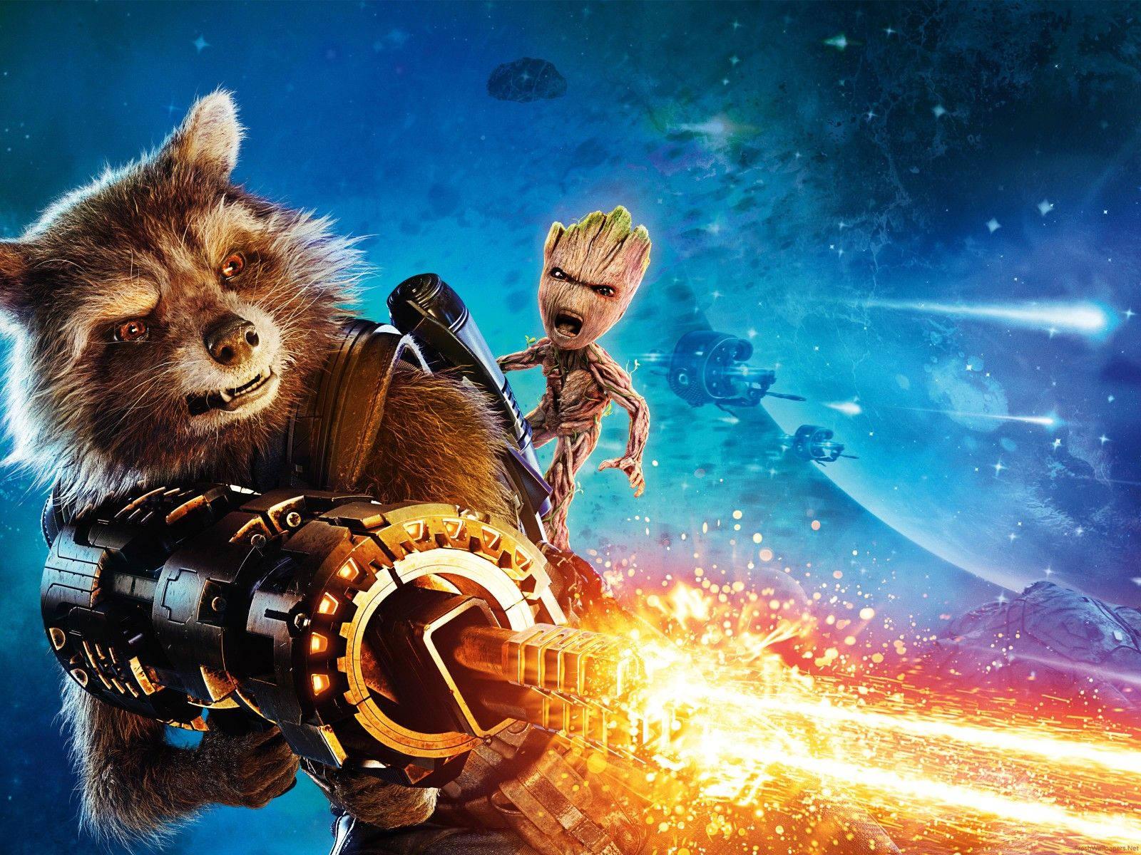 Rocket And Groot Guardians Of The Galaxy — 1600x1200 wallpaper