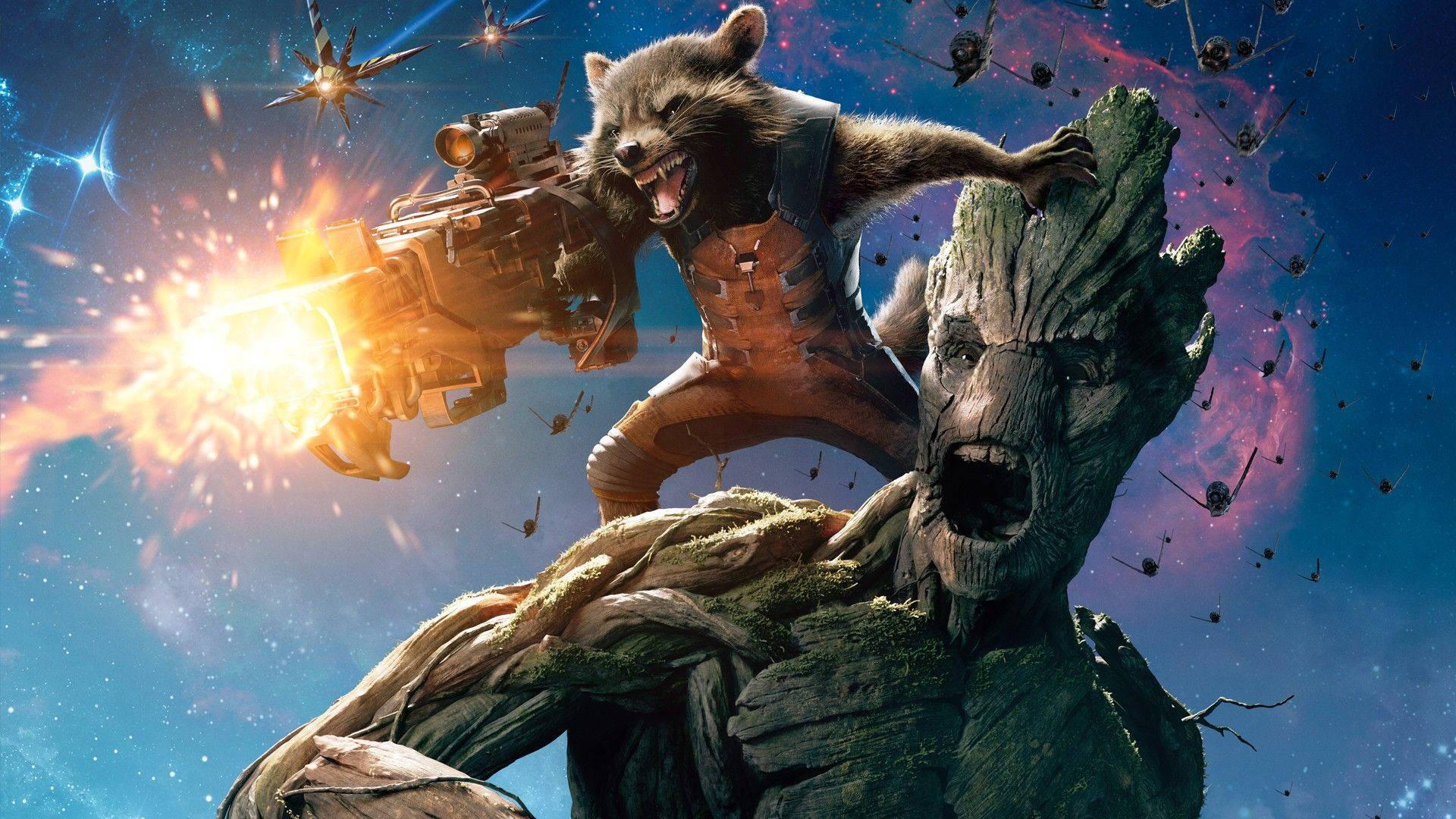 Rocket And Groot Guardians Of The Galaxy — 1920x1080 wallpaper