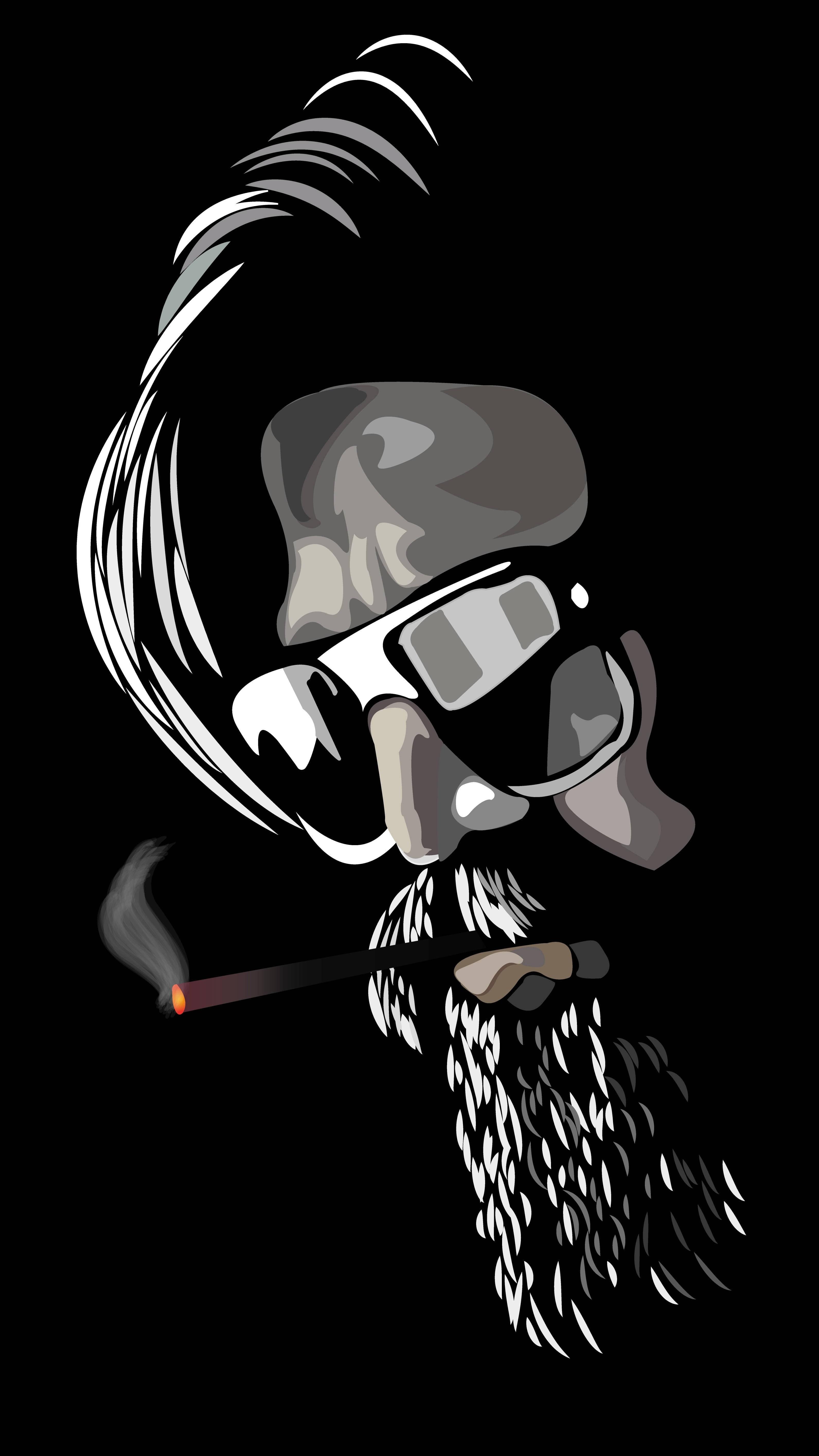 Rocking Star Yash Black And White PFP — 3184x5661 wallpaper