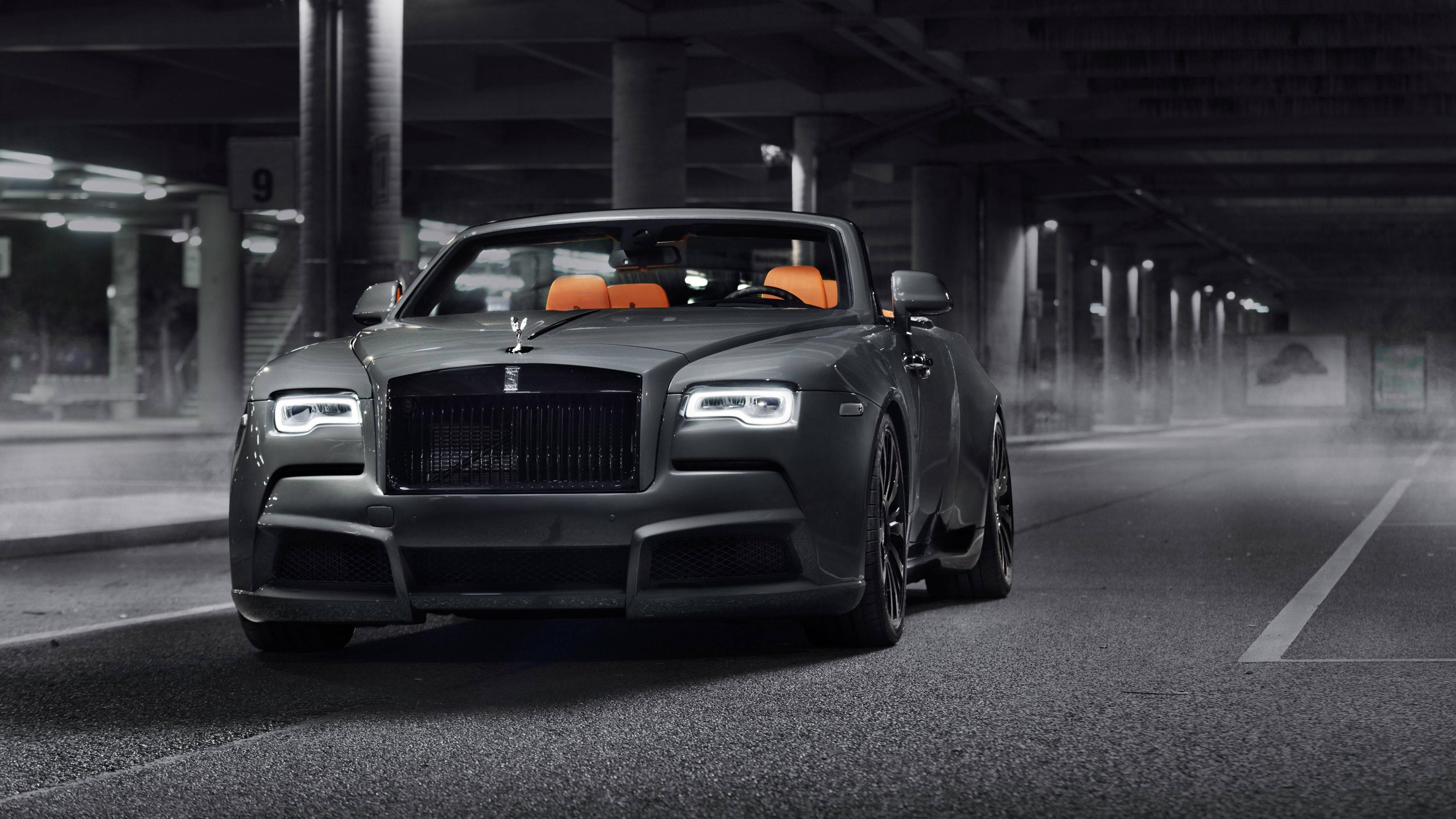 Rolls Royce Dark Gray Sports Car — 4096x2304 wallpaper