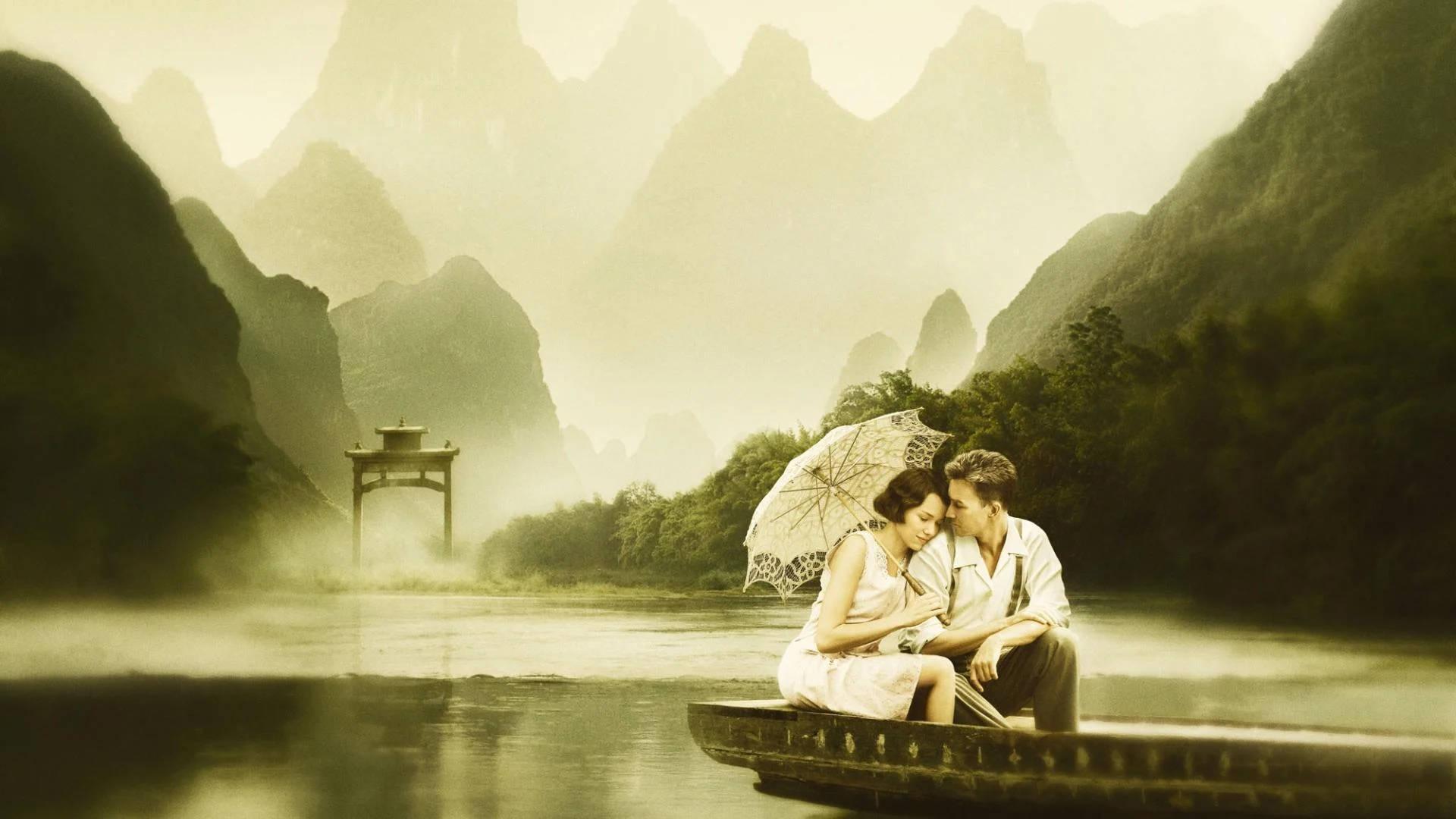 Romantic Love In A Boat — 1920x1080 wallpaper
