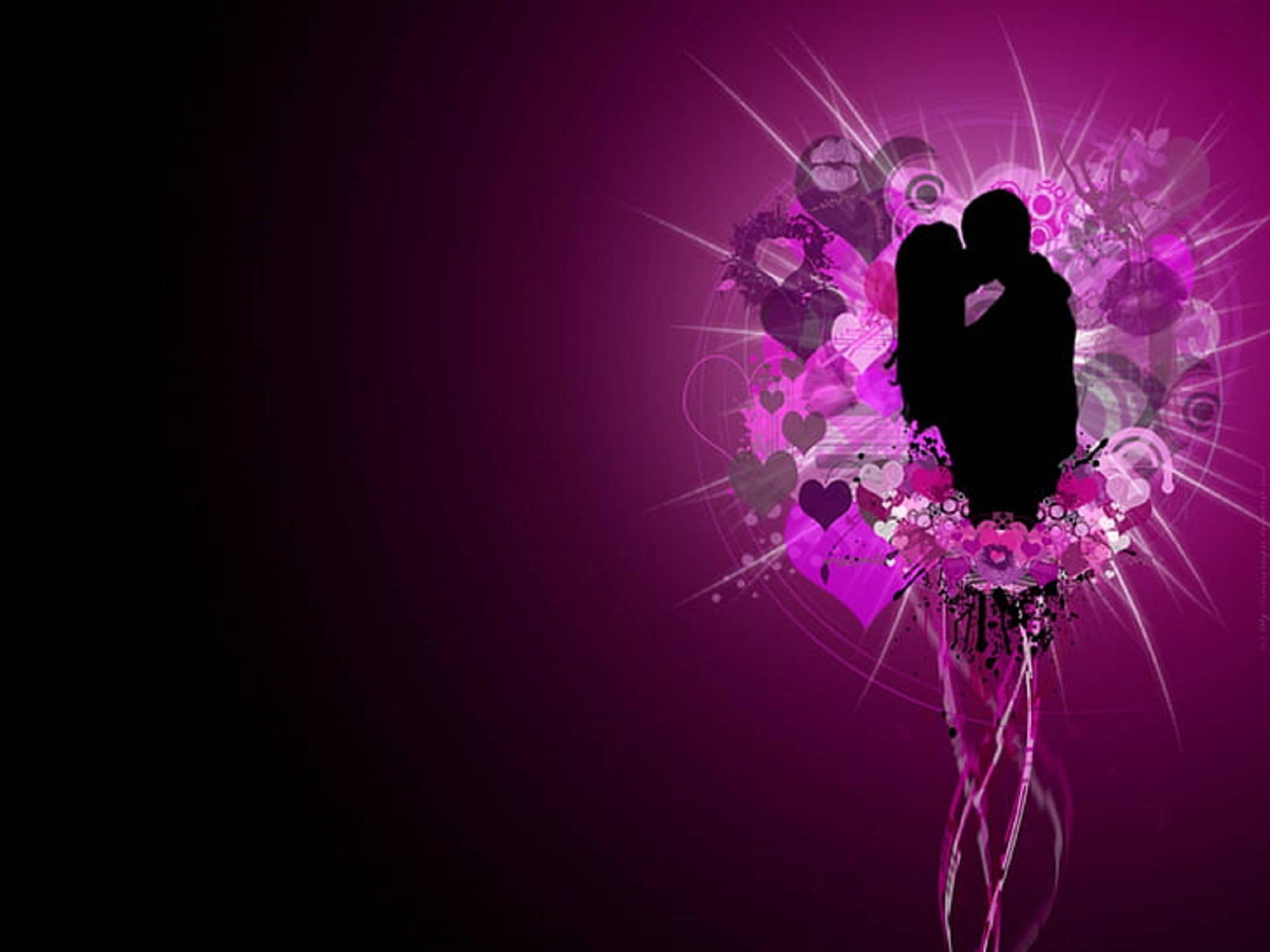 Romantic Love In Purple — 1920x1440 wallpaper