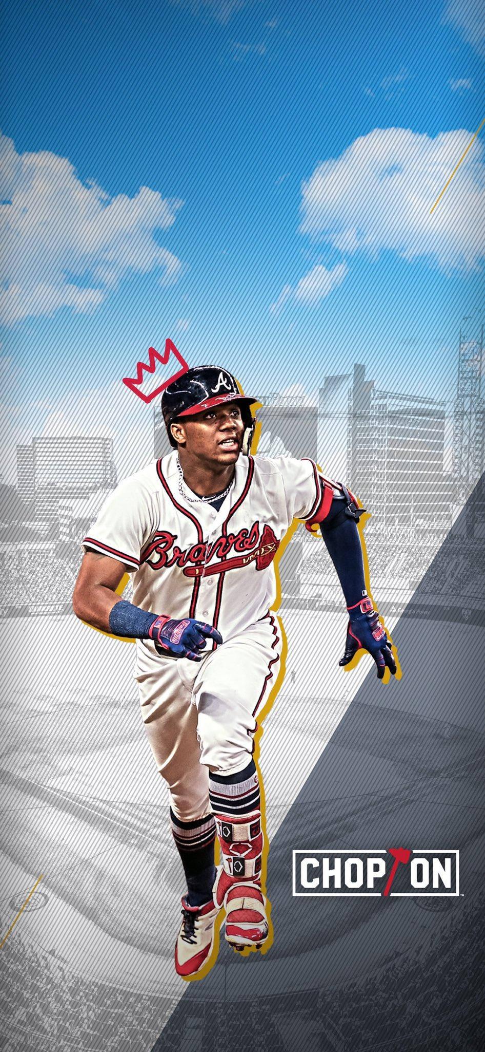 Ronald Acuna Jr. Cartoon Crown — 946x2048 wallpaper