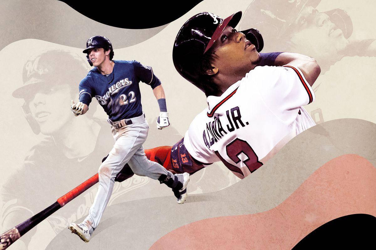 Ronald Acuna Jr. Christian Yelich — 1200x800 wallpaper