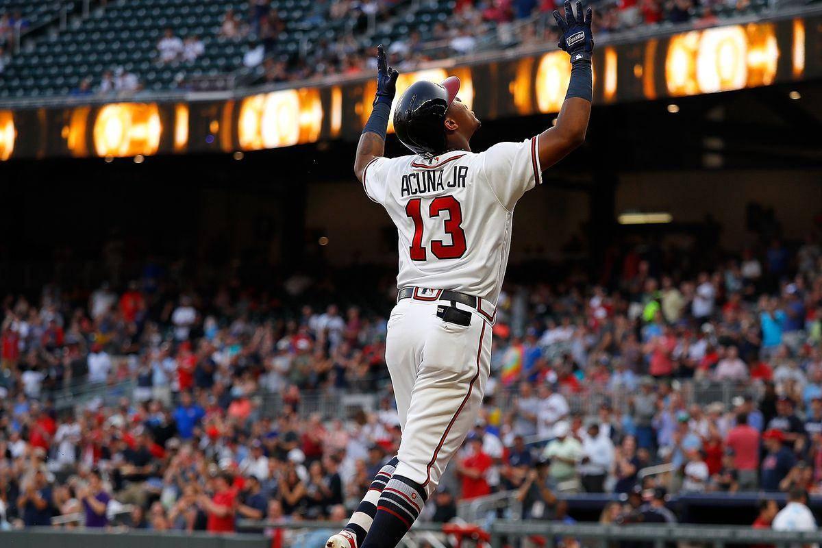 Ronald Acuna Jr. Crowd Engagement — 1200x800 wallpaper