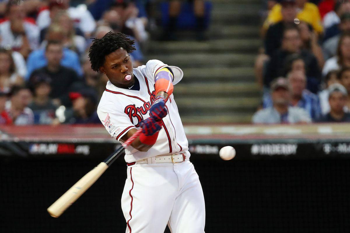 Ronald Acuna Jr. Practice Swing — 1200x800 wallpaper