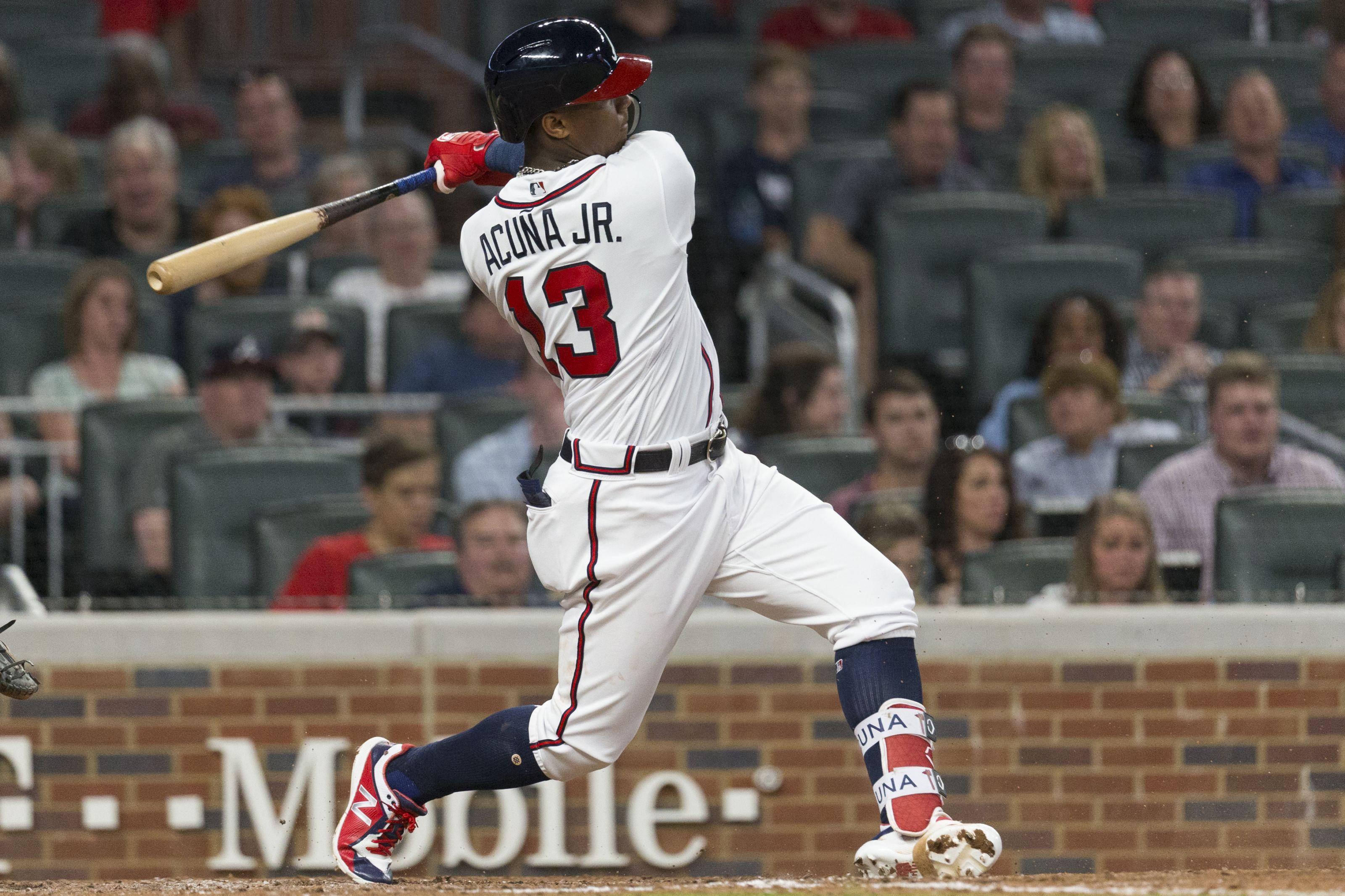 Ronald Acuna Jr. White Uniform — 3200x2133 wallpaper
