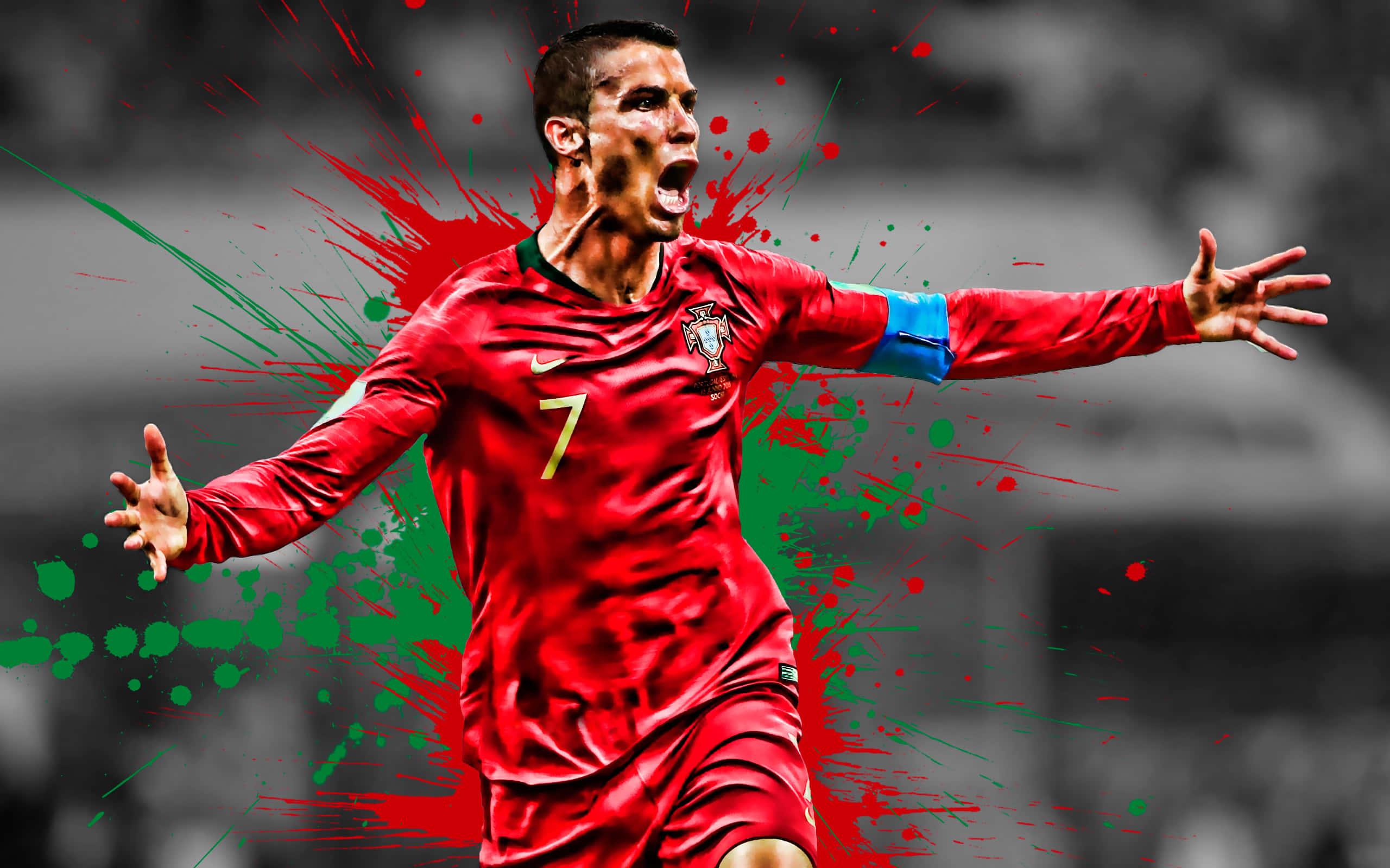 Ronaldo dazzles on the field with his iconic skills