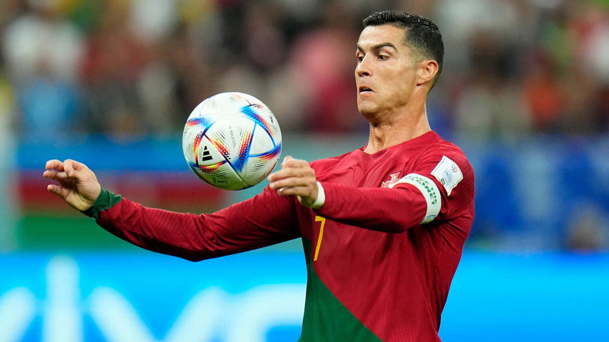Ronaldo Stands Out From The Crowd