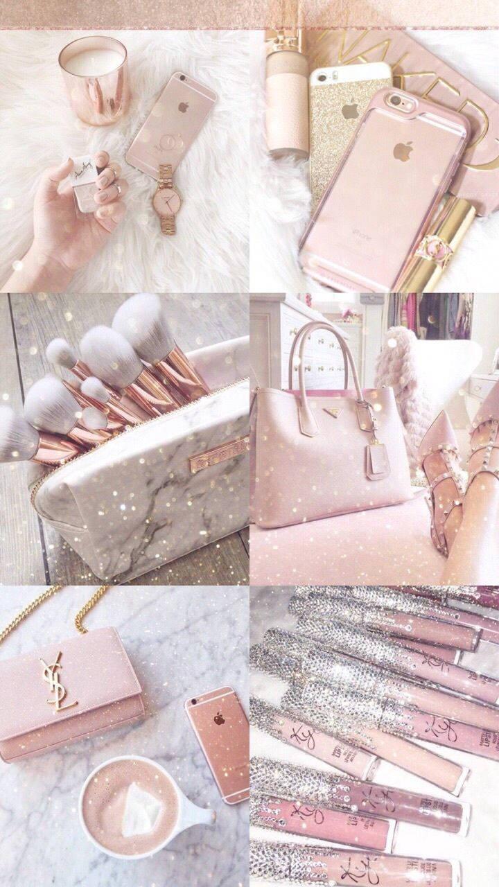 Rose Gold Girly Lock Screen Iphone — 720x1280 wallpaper