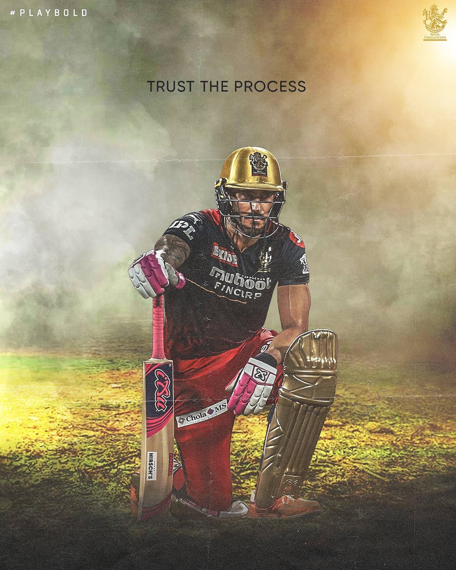 Royal Challengers Bangalore Trust The Process — 1544x1931 wallpaper