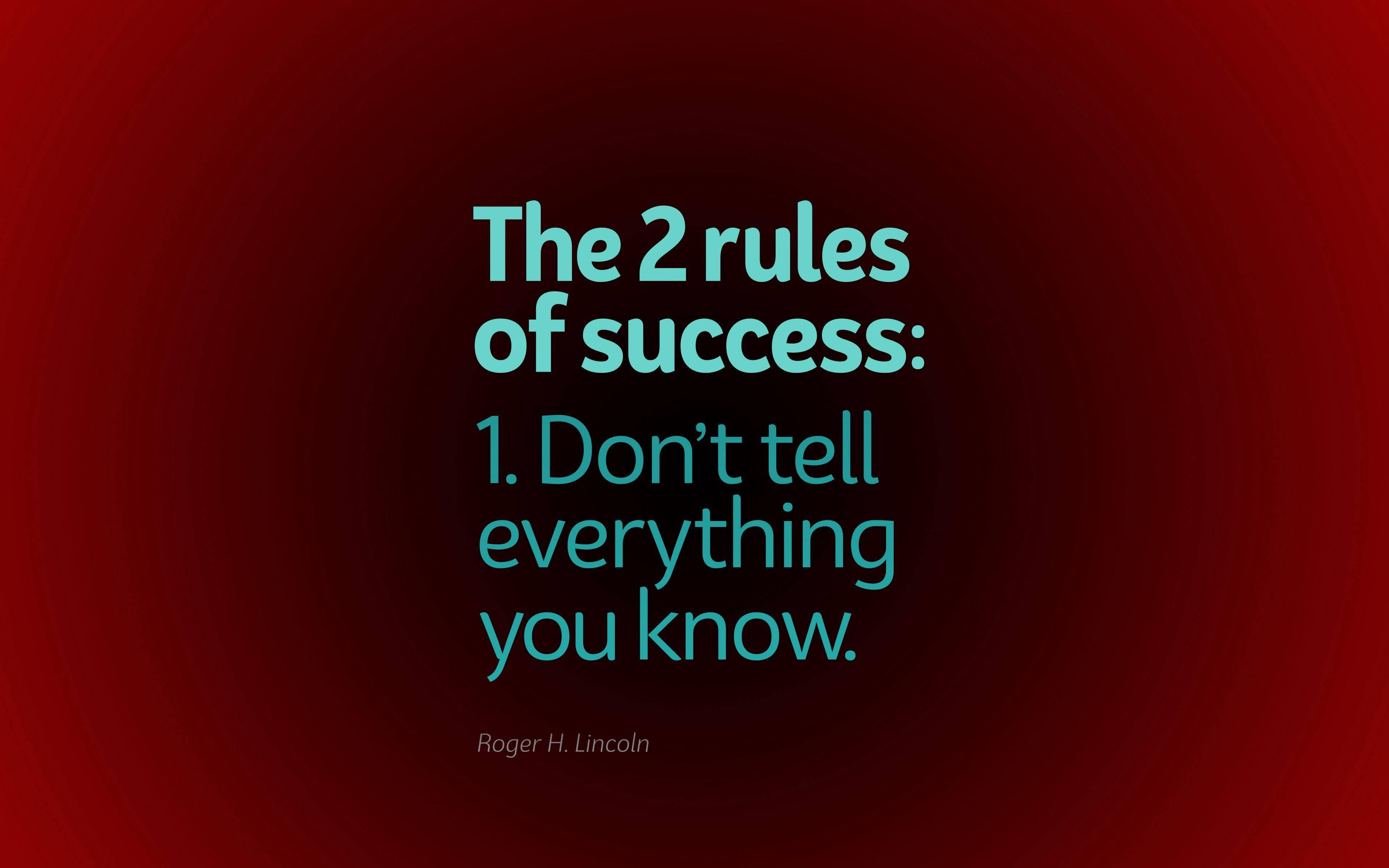 Rules Of Success 4k Ultra HD Motivational — 3840x2400 wallpaper