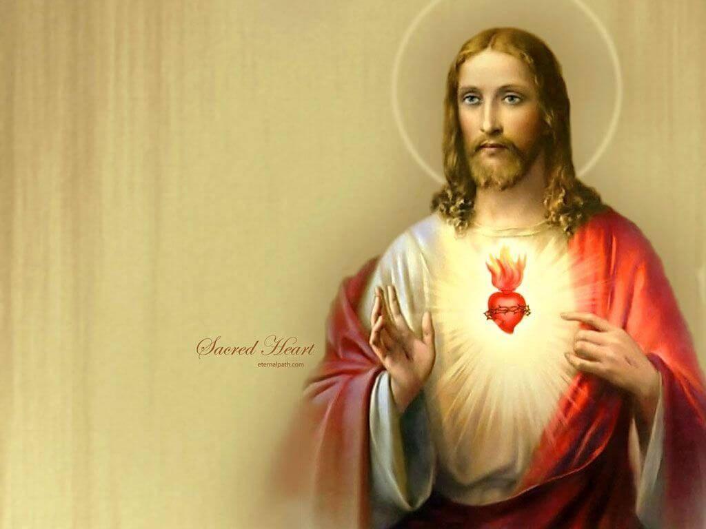 Sacred Heart of Jesus — 1024x768 wallpaper