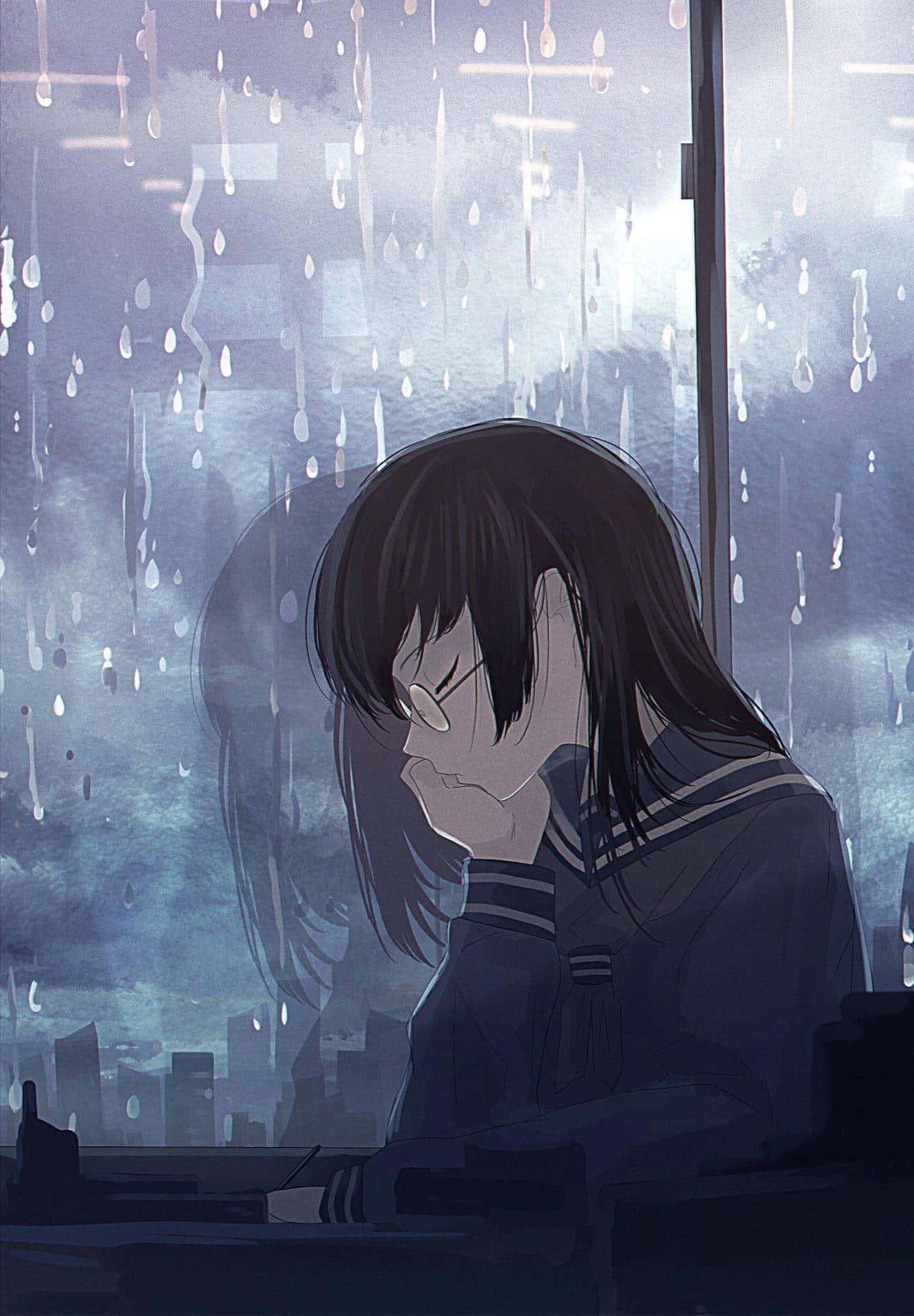 Sad Anime pictures — 1334x1920 wallpaper