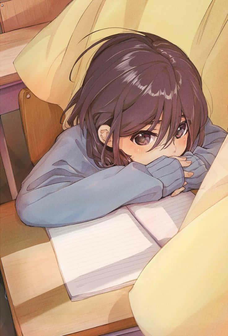 Sad Anime pictures — 736x1083 wallpaper