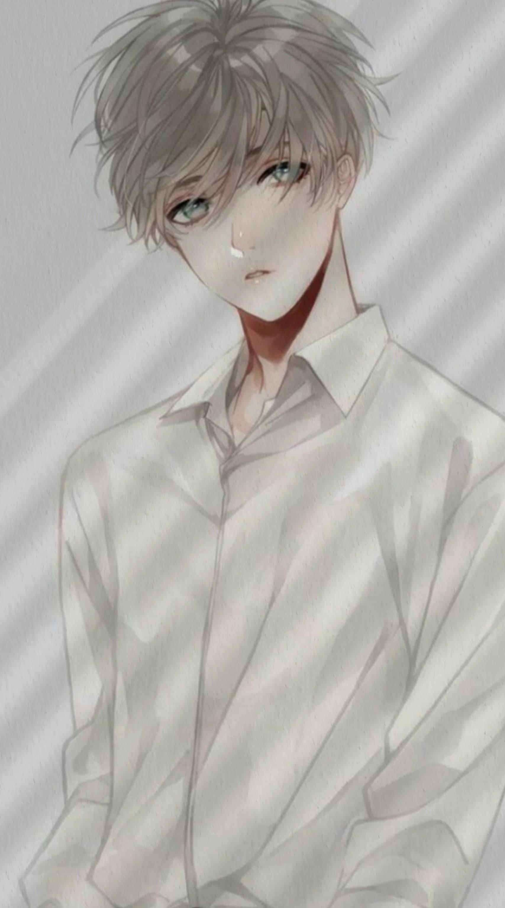 Sad Boy Cartoon Glum Face Expression — 1707x3071 wallpaper