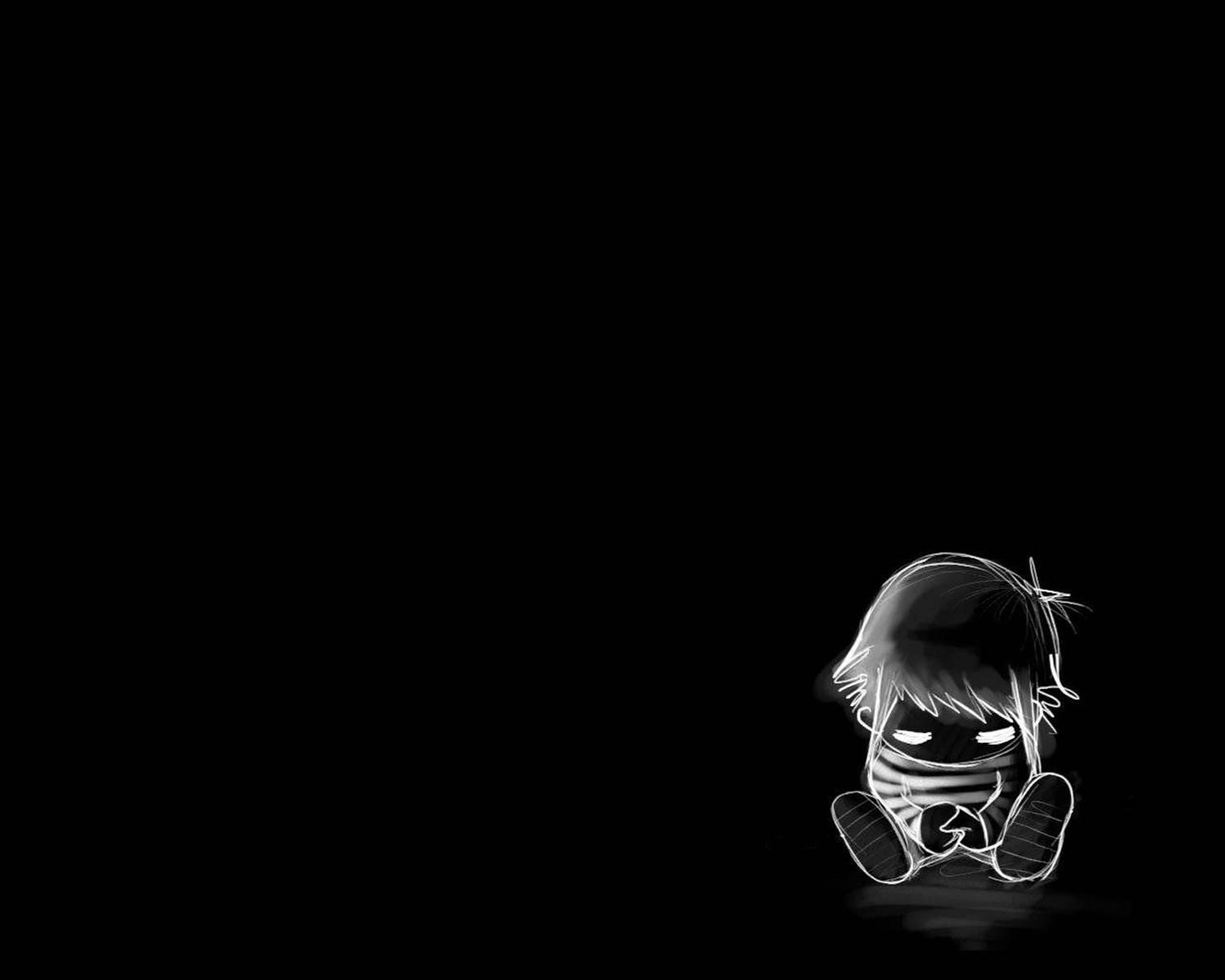 Sad Boy Drawing — 1500x1200 wallpaper