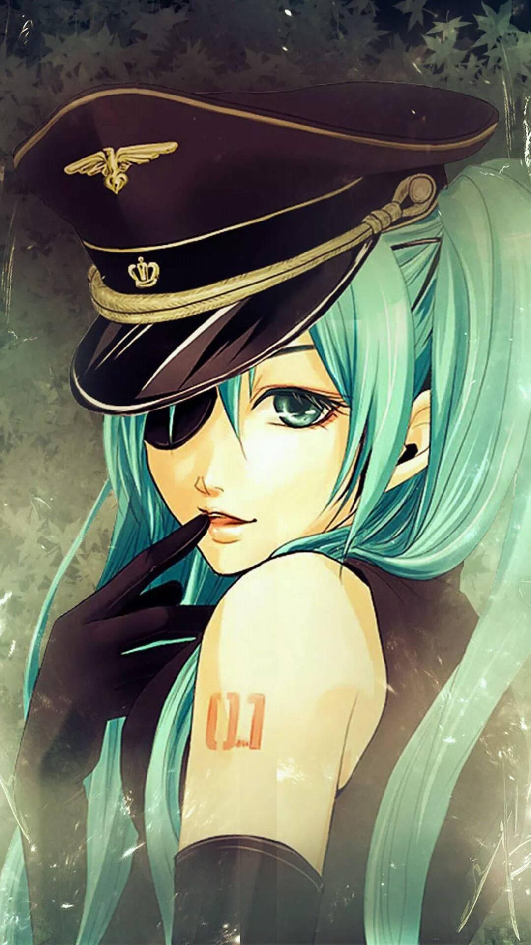 Sailor Cap Cute Anime Girl iPhone — 1080x1920 wallpaper
